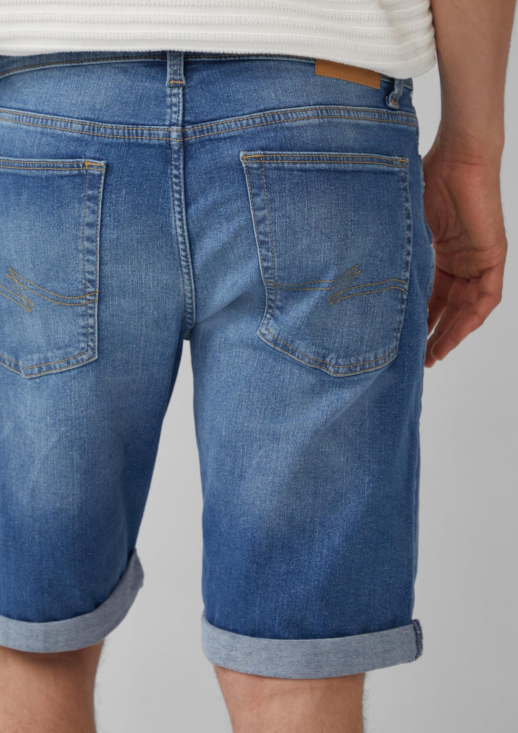 s.Oliver QS Jeans Bermuda Shorts Denim BlauMid
