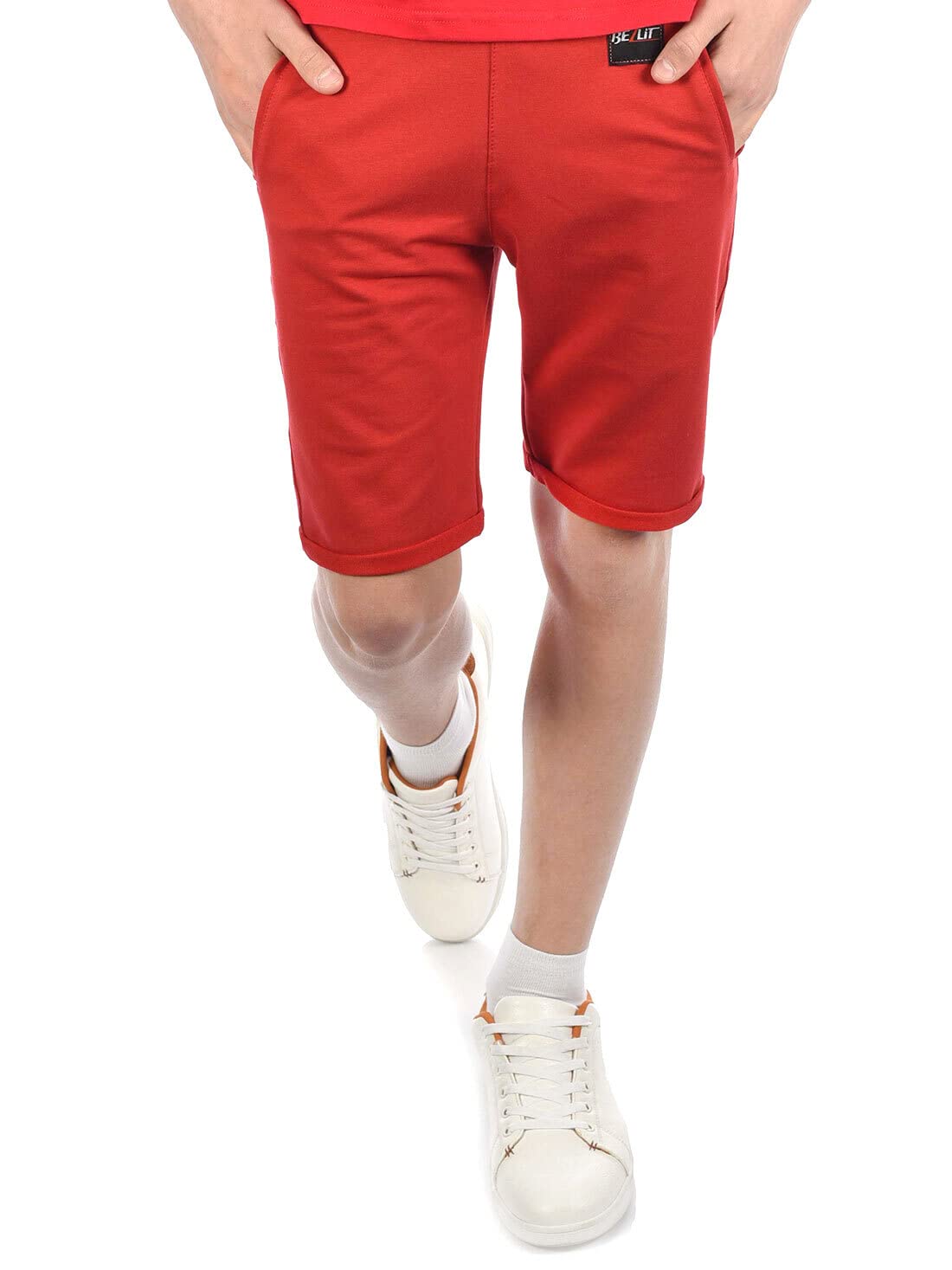 BEZLIT 30046 Jungen Shorts rot Baumwolle