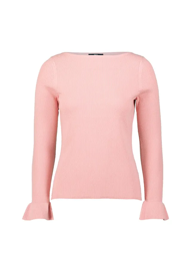 zero Pullover Volants am Ärmel Bridal Rose Gr.40