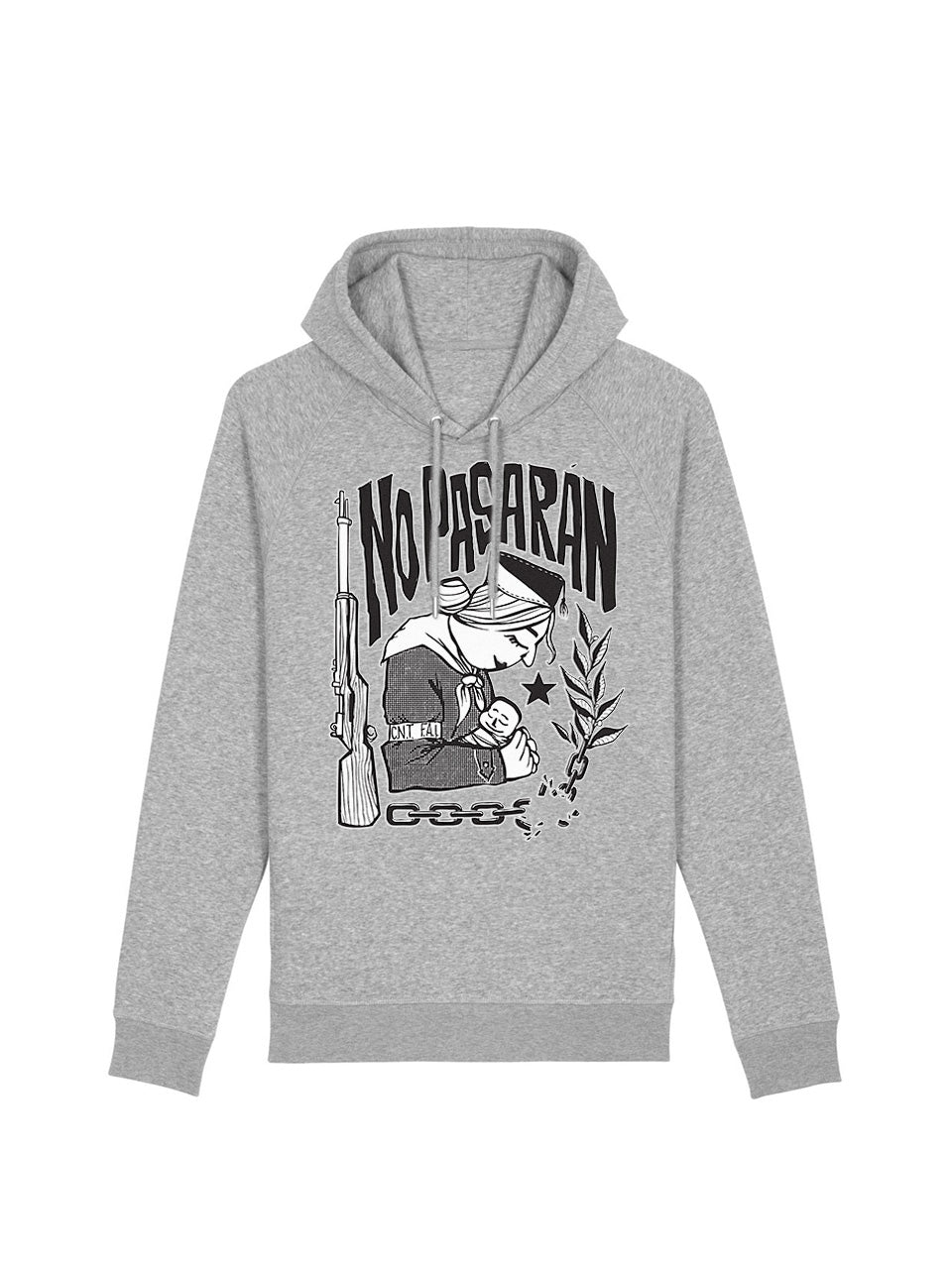 dna merch No Pasarán Kapuzenpullover schwarz Geschichte