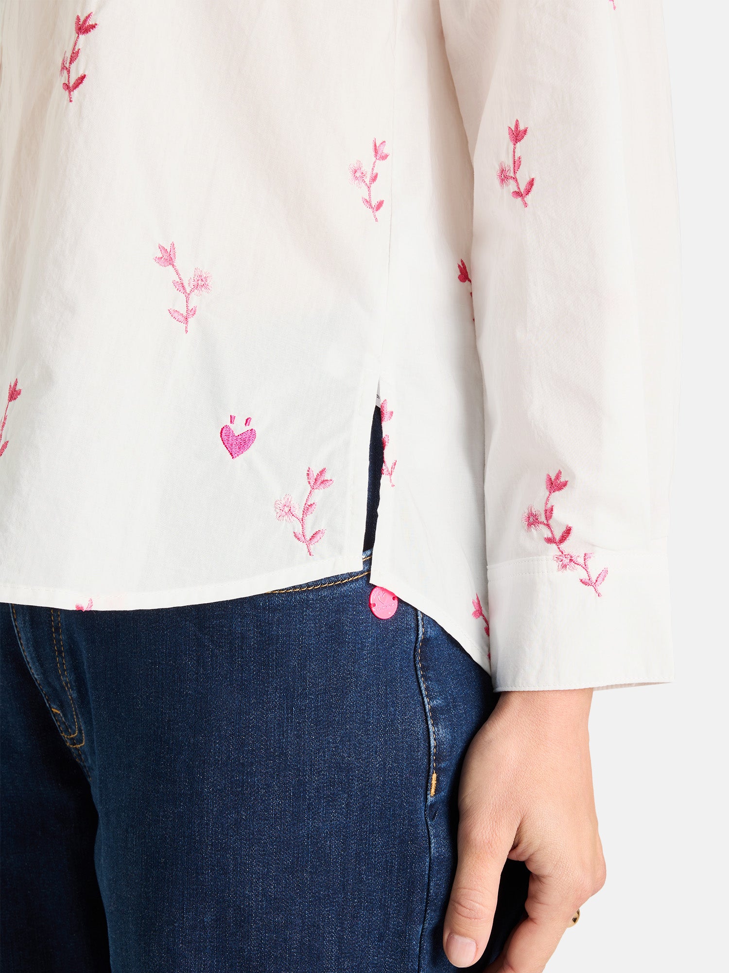 Lieblingsstück RadunaL Bluse offwhite aus Baumwolle