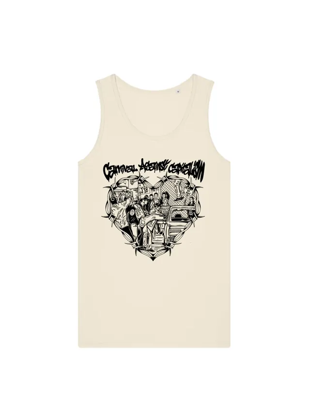 dna merch Karneval Gegen Kapitalismus Tanktop J18 grau