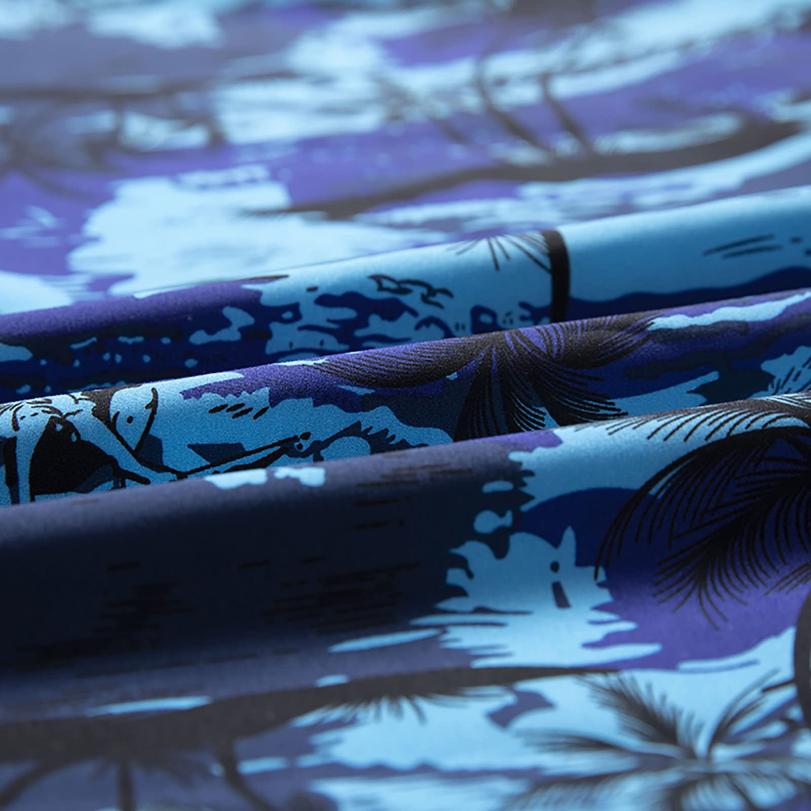 Singular AG Hawaiihemd Streifen Blau S