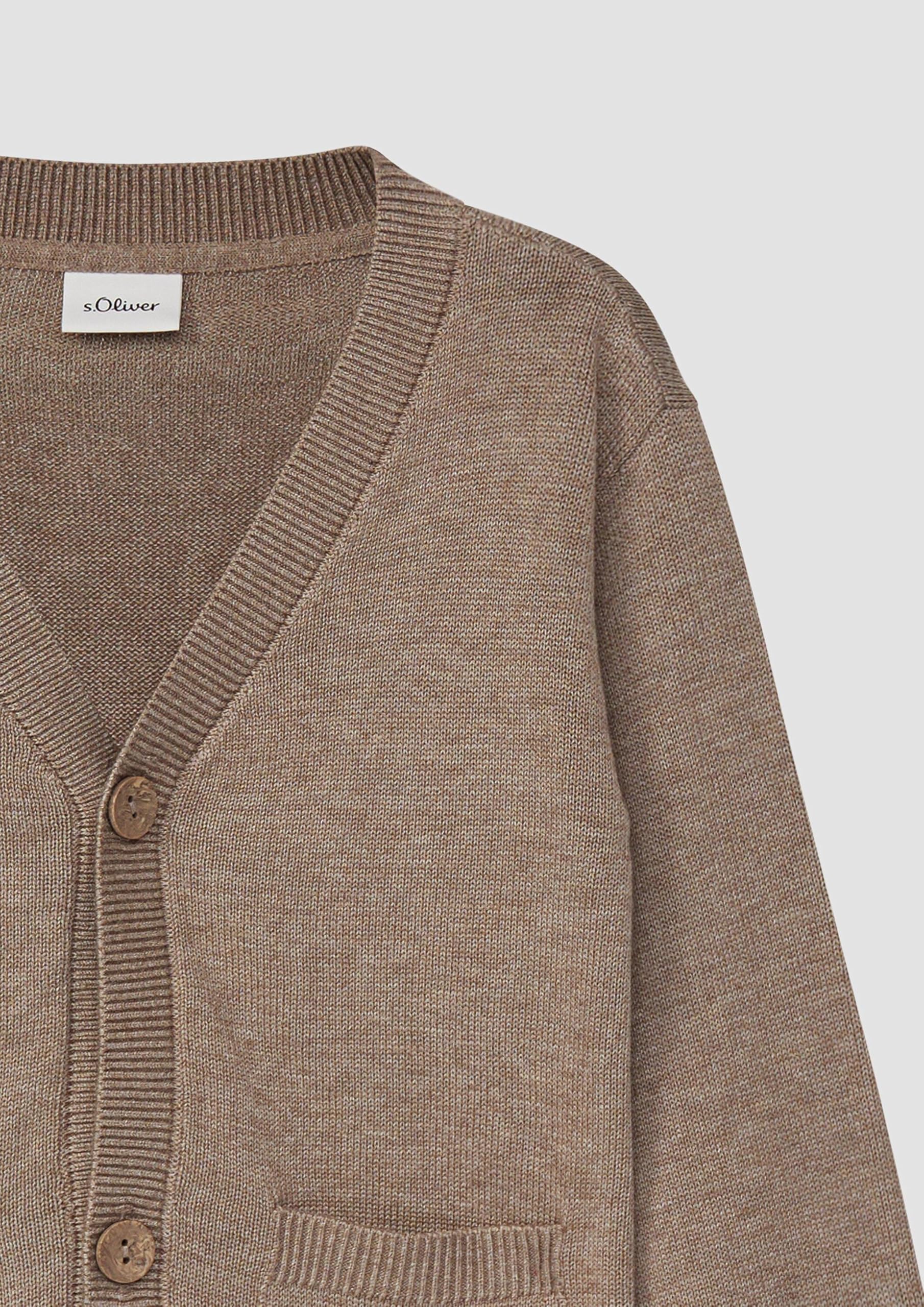 s.Oliver 2174290 Strickjacke Braun für Jungen
