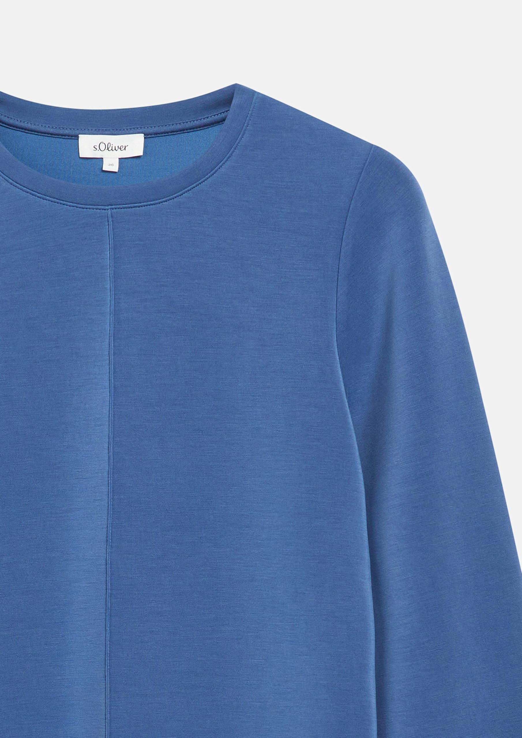 s.Oliver RED LABEL Scuba-Sweatshirt weiter Arm Gr.36 Damen