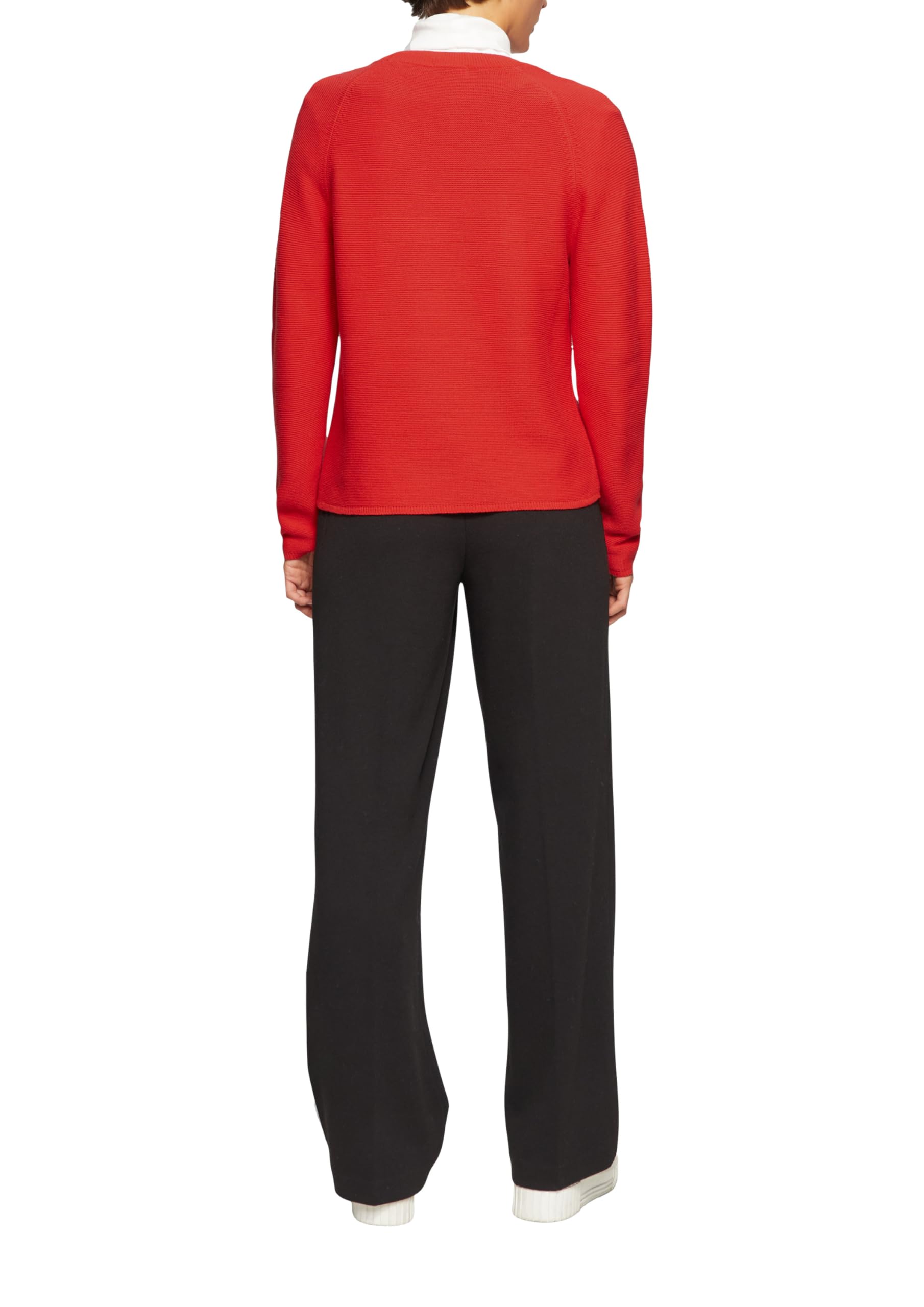 s.Oliver Junior Strickpullover gerippt V-Ausschnitt