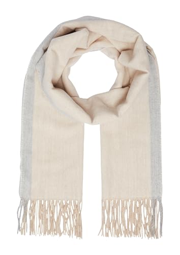 s.Oliver Junior Schal Fransen Colour-Blocking beige