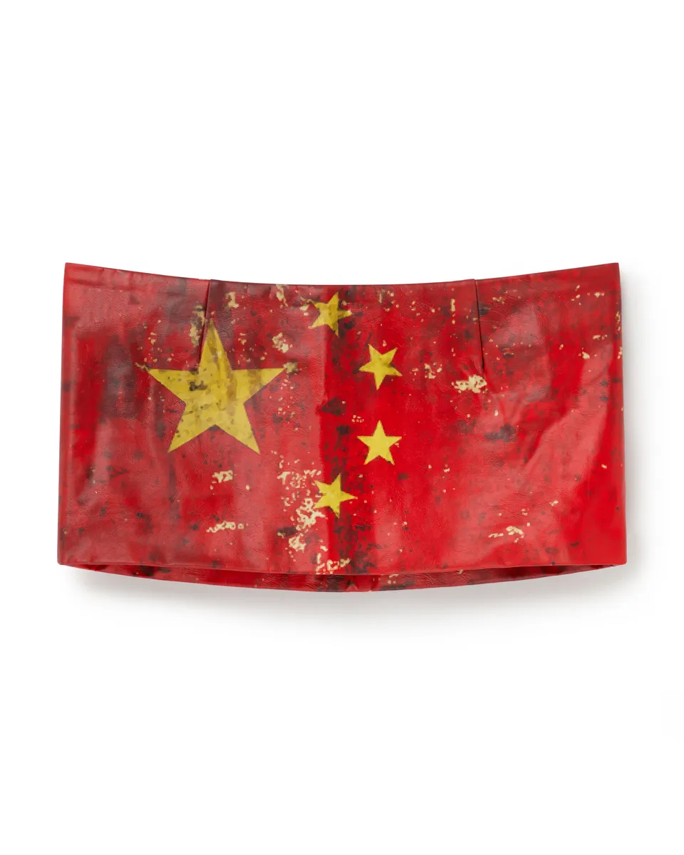 Mowalola 5 Star Flag Mini Skirt Minirock Bedruckt
