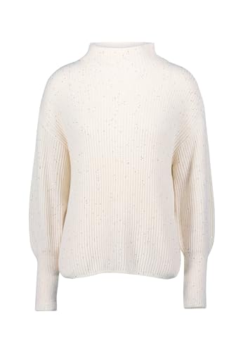 zero Strickpullover Pailletten cremeweiß Gr.40