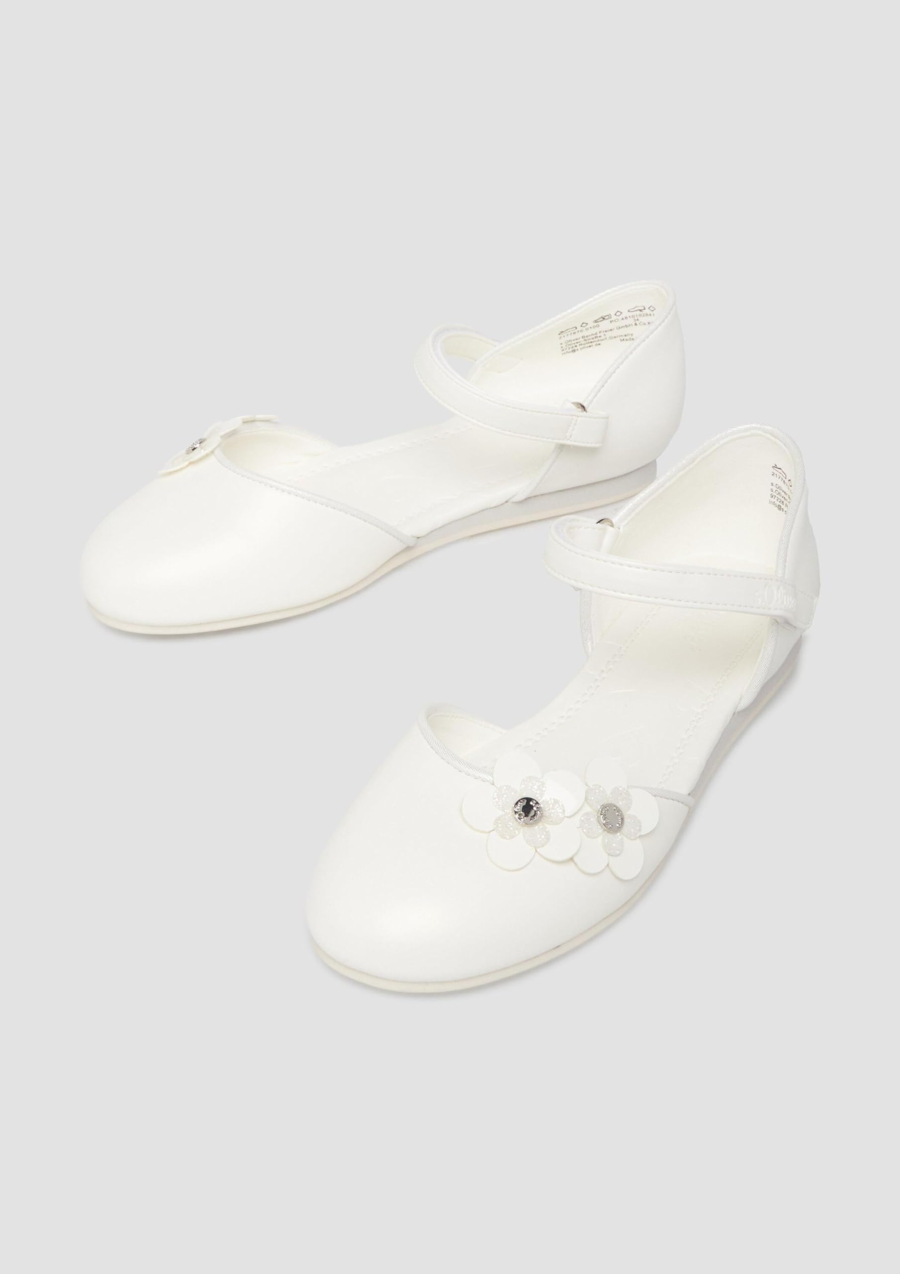 s.Oliver Junior Ballerinas Lack Gr. 35 Perlen