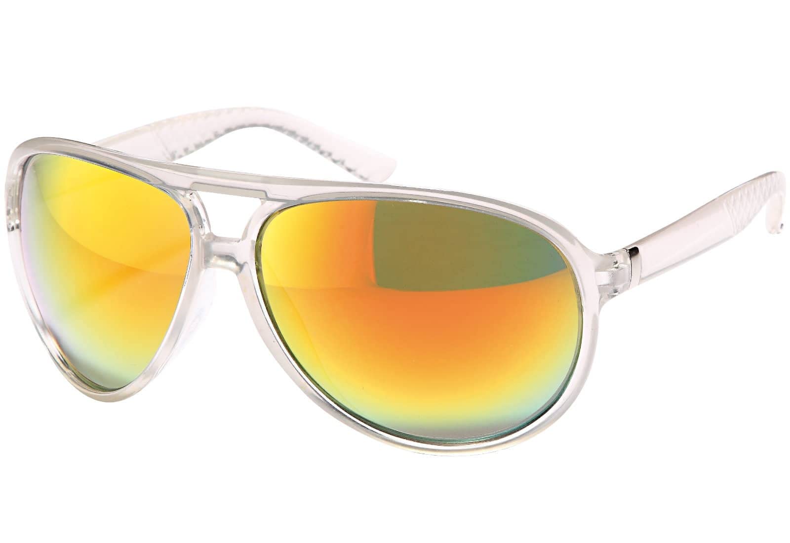 BEZLIT Piloten-Sonnenbrille UV400 Silber-Weiß Damen