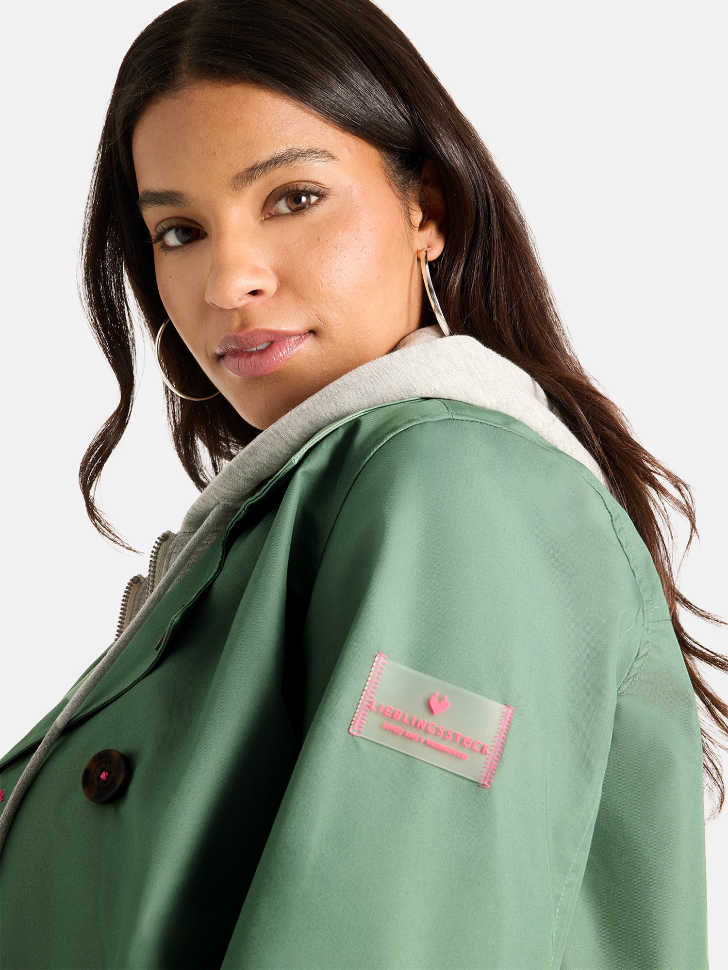 Lieblingsstück JeanL Jacke garden green aus Baumwollmix