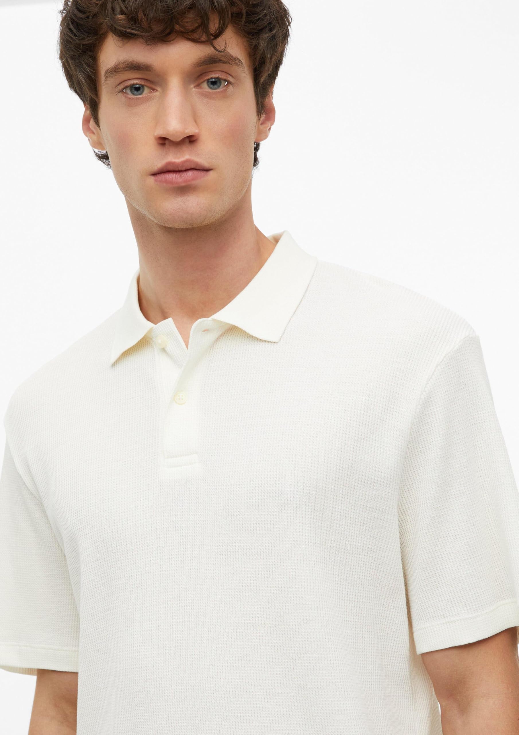 s.Oliver Junior Poloshirt Waffelpiqué navy