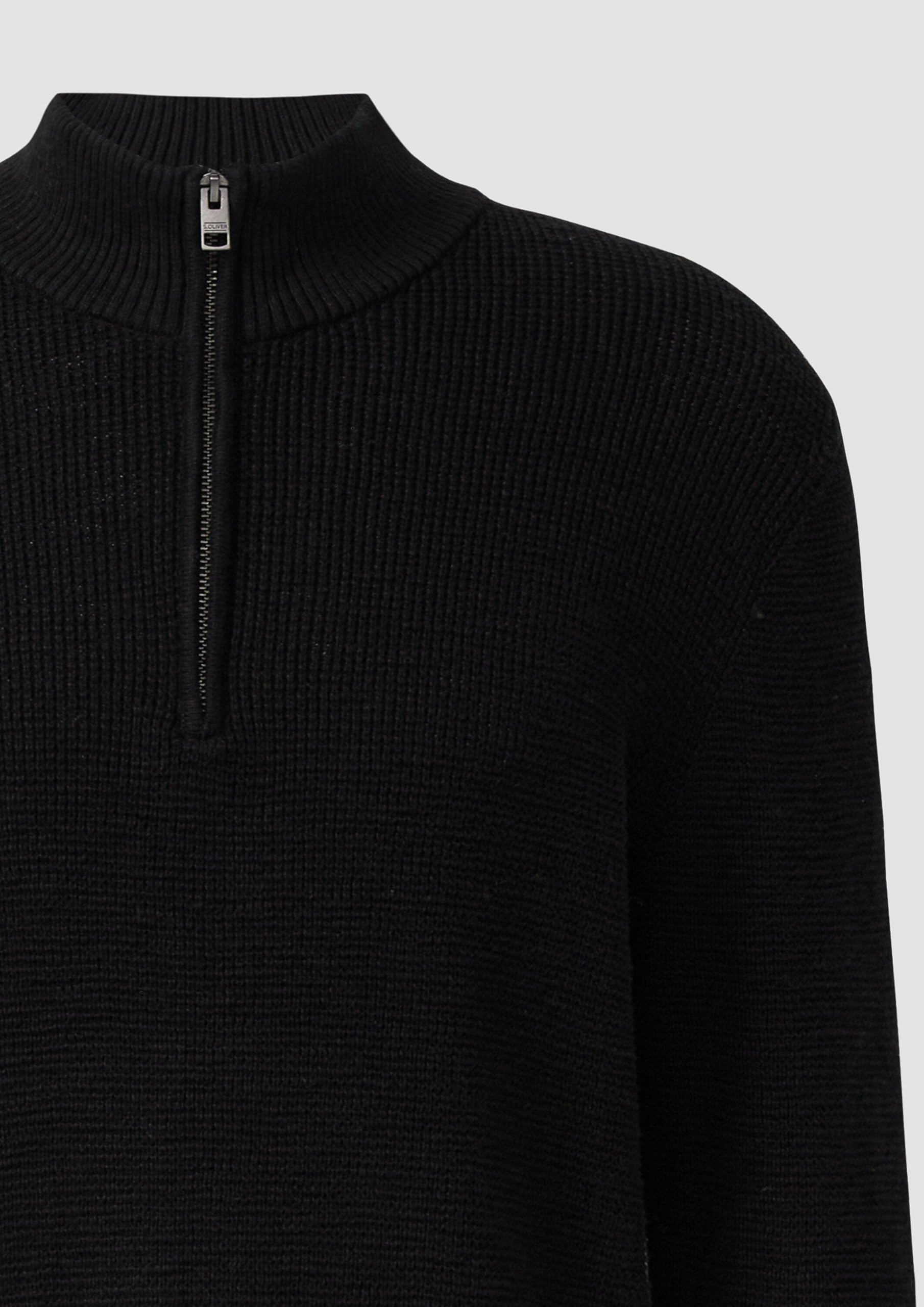 s.Oliver RED LABEL 2168815 Pullover L Grey/Black langarm