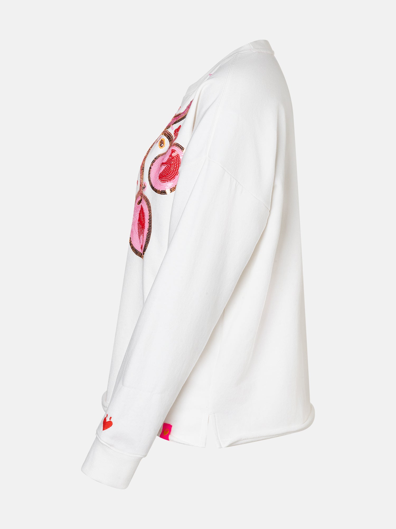 Lieblingsstück GlamL Sweatshirt offwhite Baumwolle Motiv