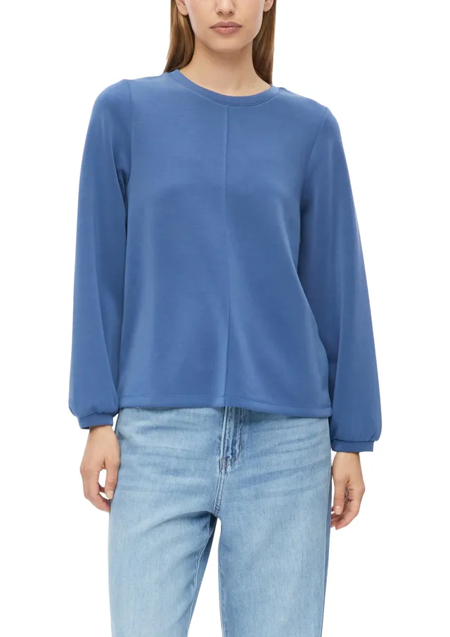 s.Oliver RED LABEL Scuba-Sweatshirt weiter Arm Gr.36 Damen