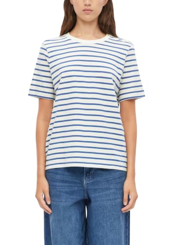 s.Oliver RED LABEL T-Shirt gestreift Gr.38 Blau Baumwolle