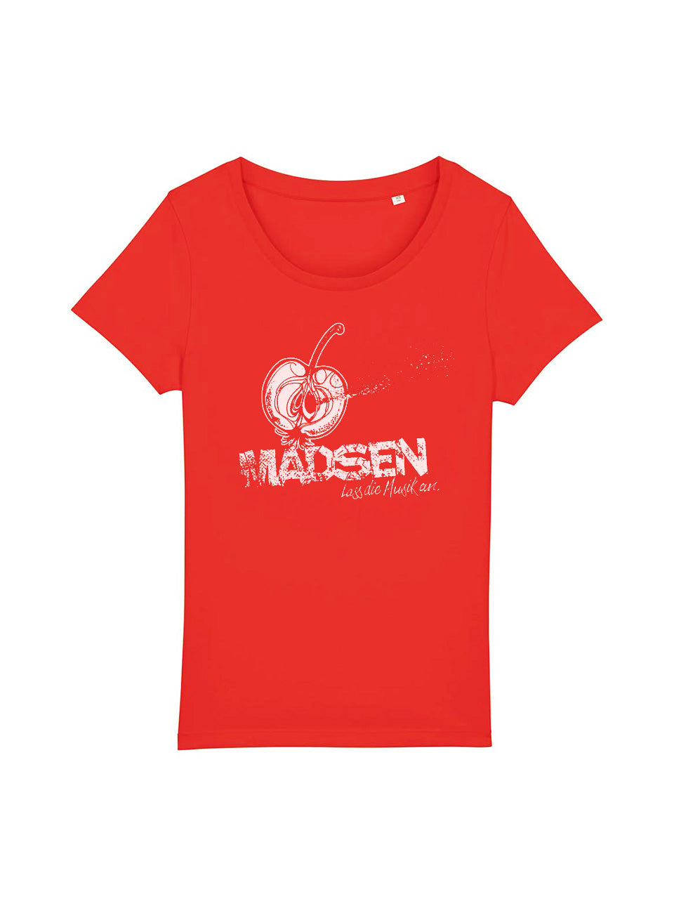 Madsen Lass Die Musik An T-Shirt Frauen weiß