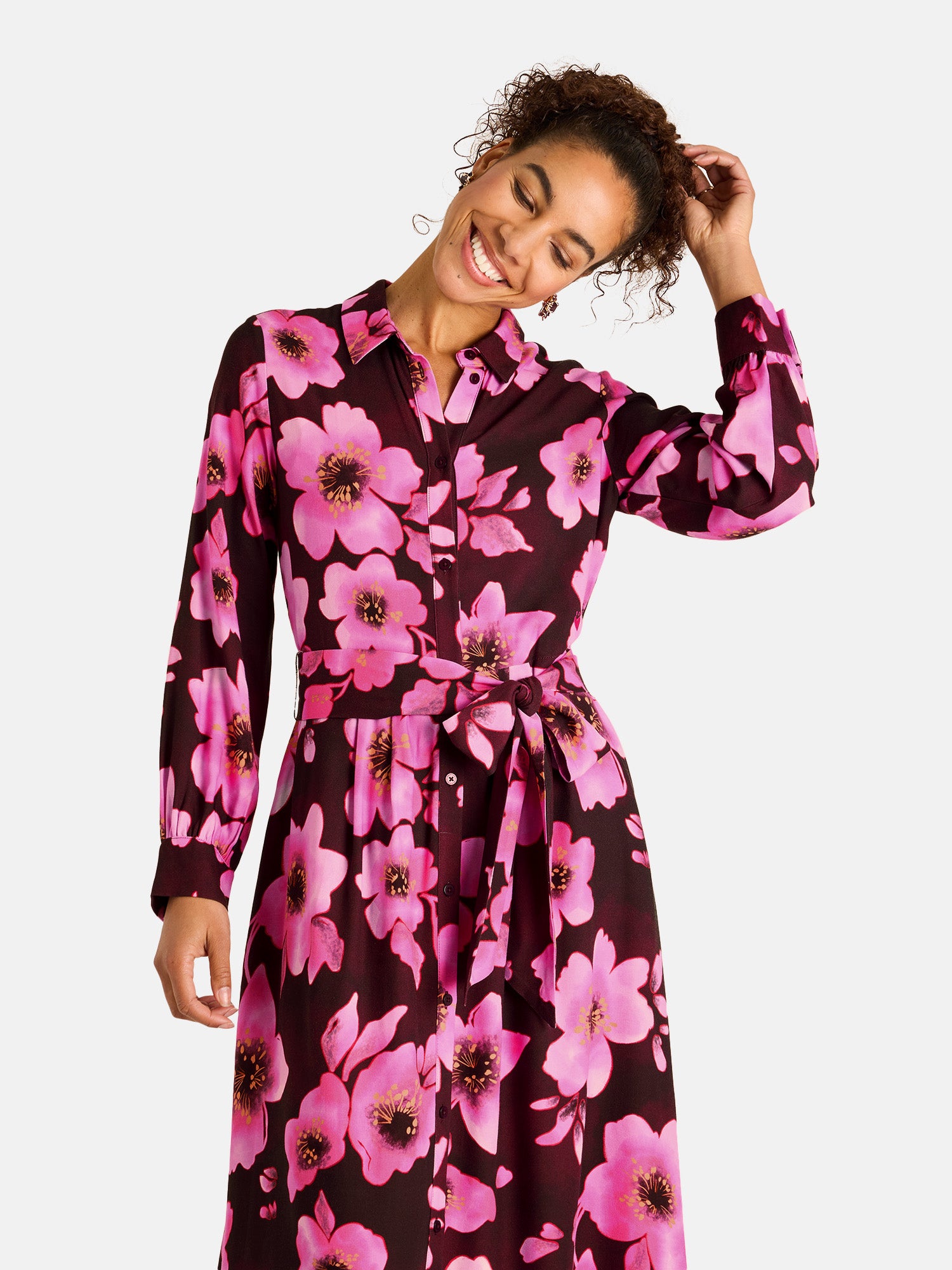 Lieblingsstück IhanaL Kleid fig Viskose Hemdkleid