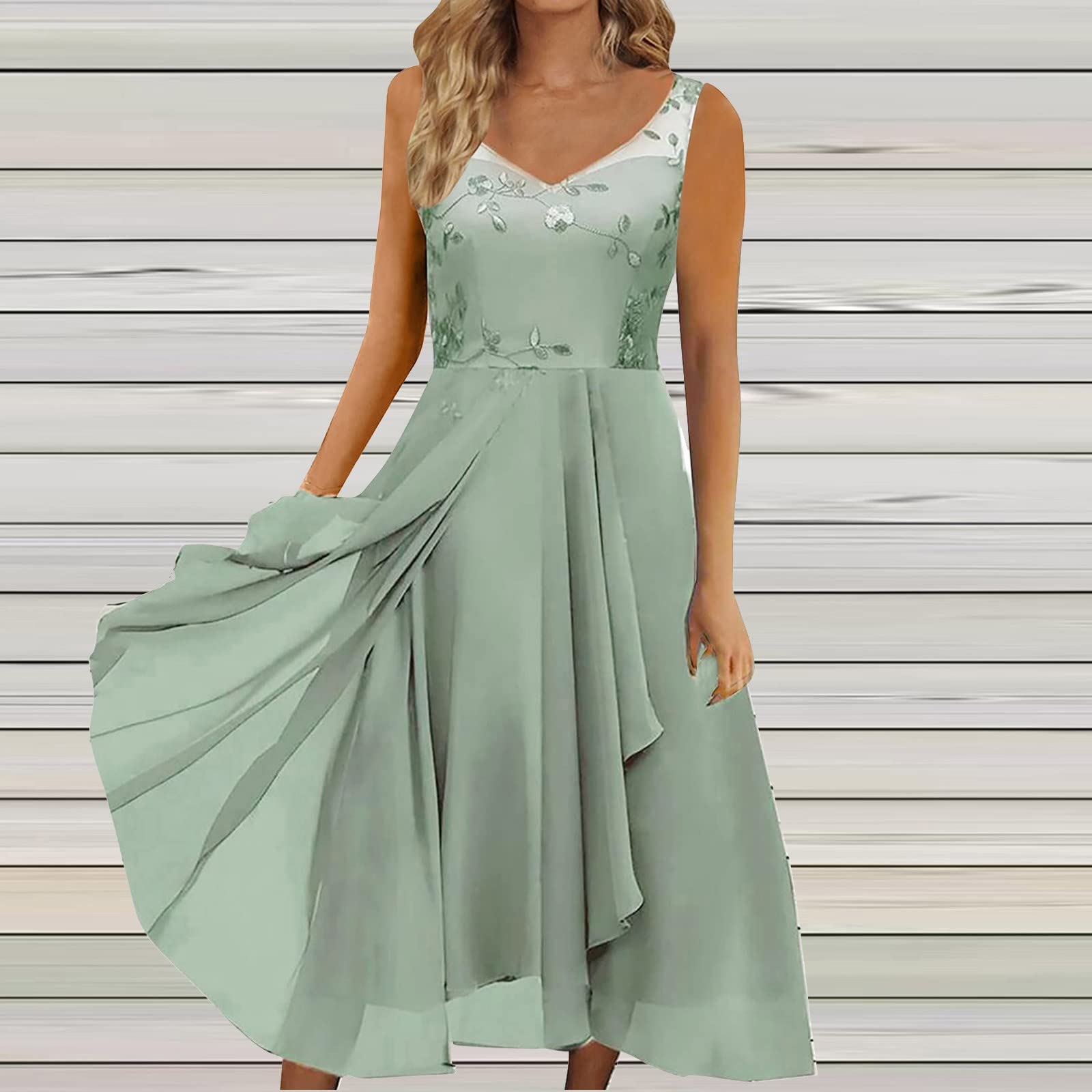 Singular AG Spitzenkleid Chiffon Cocktailkleid Purple-2 XXL Spitze