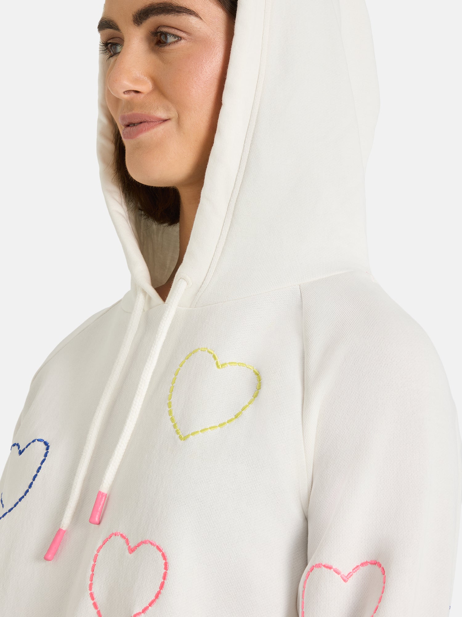 Lieblingsstück AirL Hoodie aus Baumwollmix offwhite