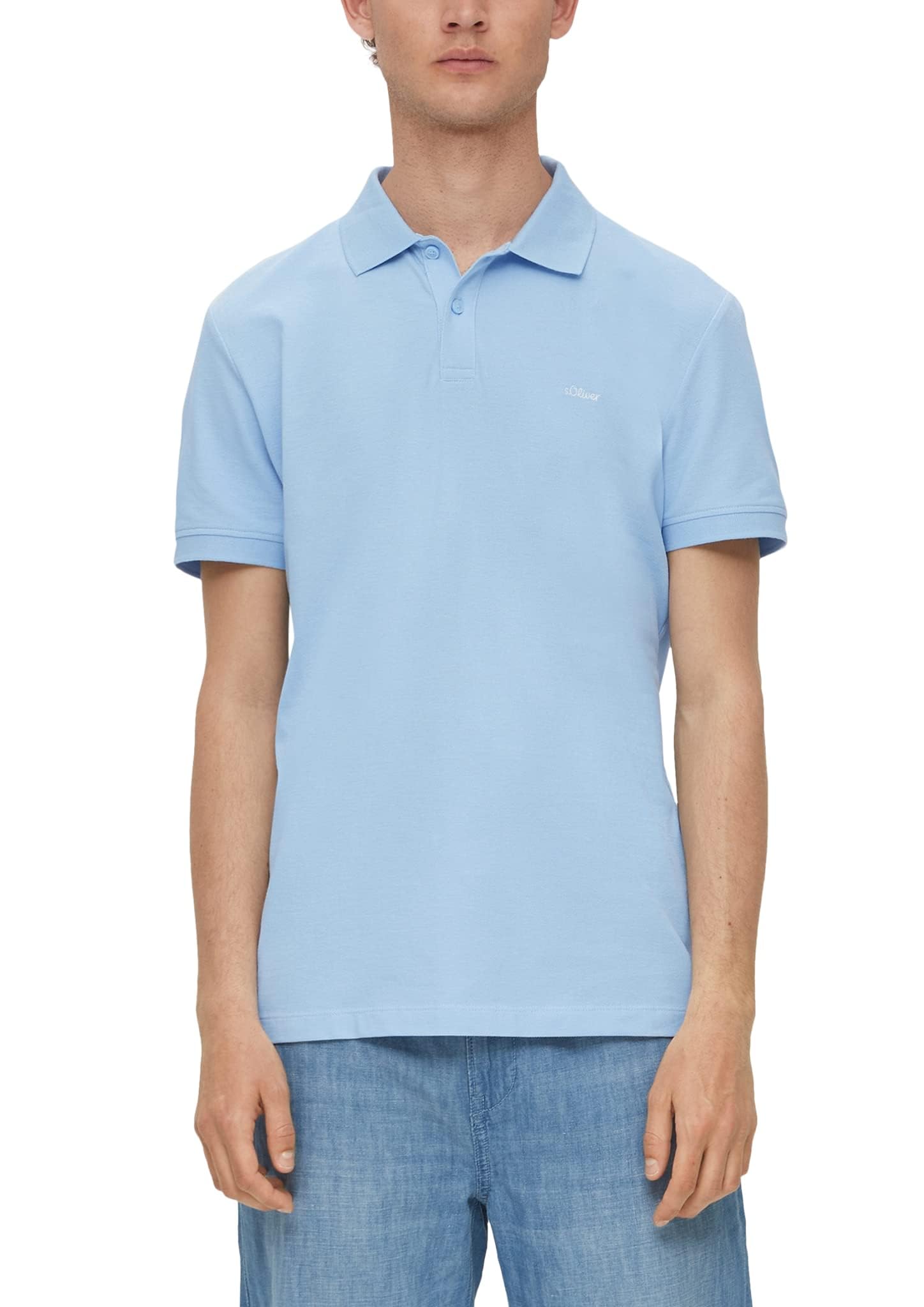 s.Oliver Junior Poloshirt aus Baumwollpiqué kurzarm Baumwolle