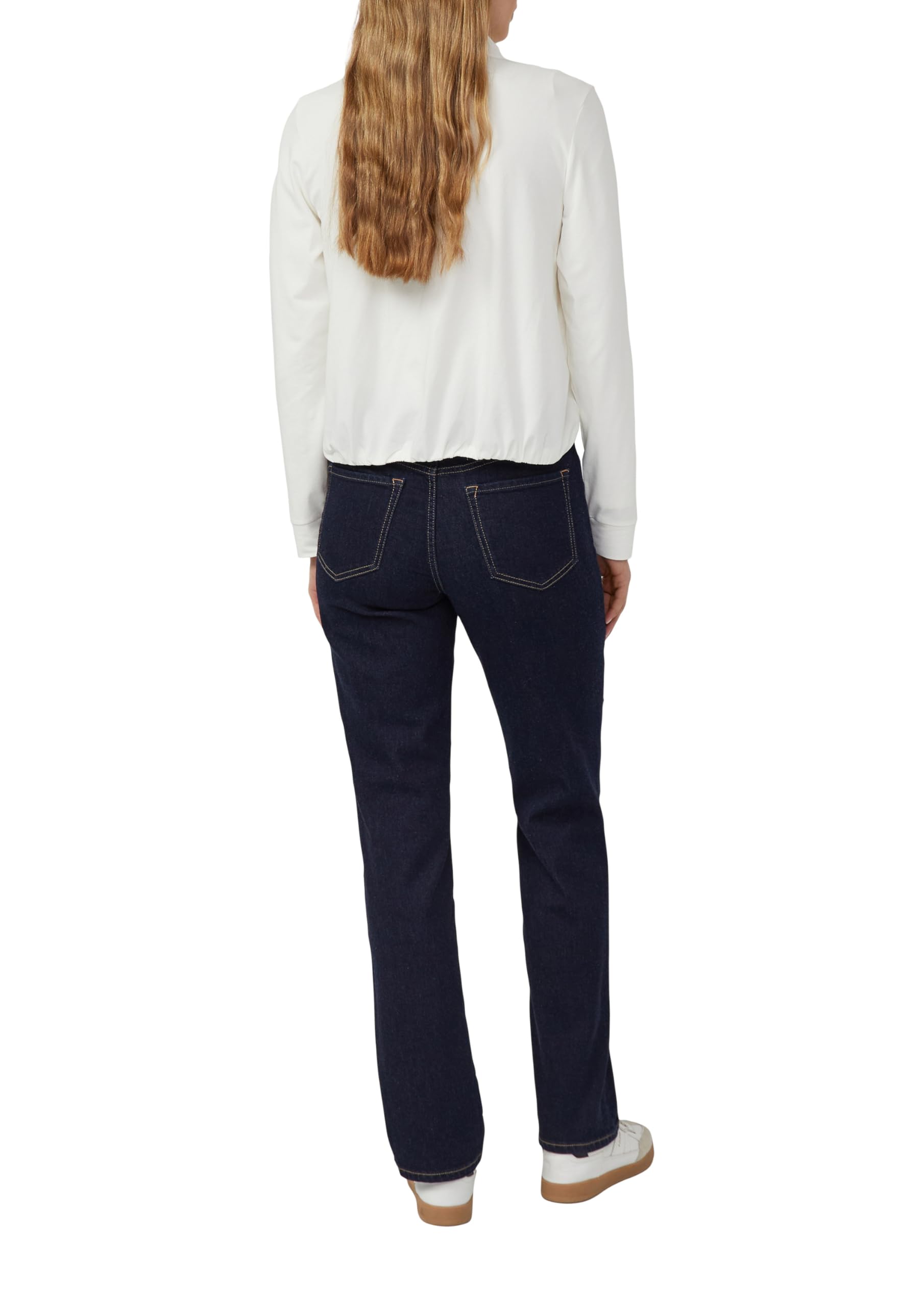 s.Oliver Karolin Jeans Straight Fit Mid Rise dunkelblau