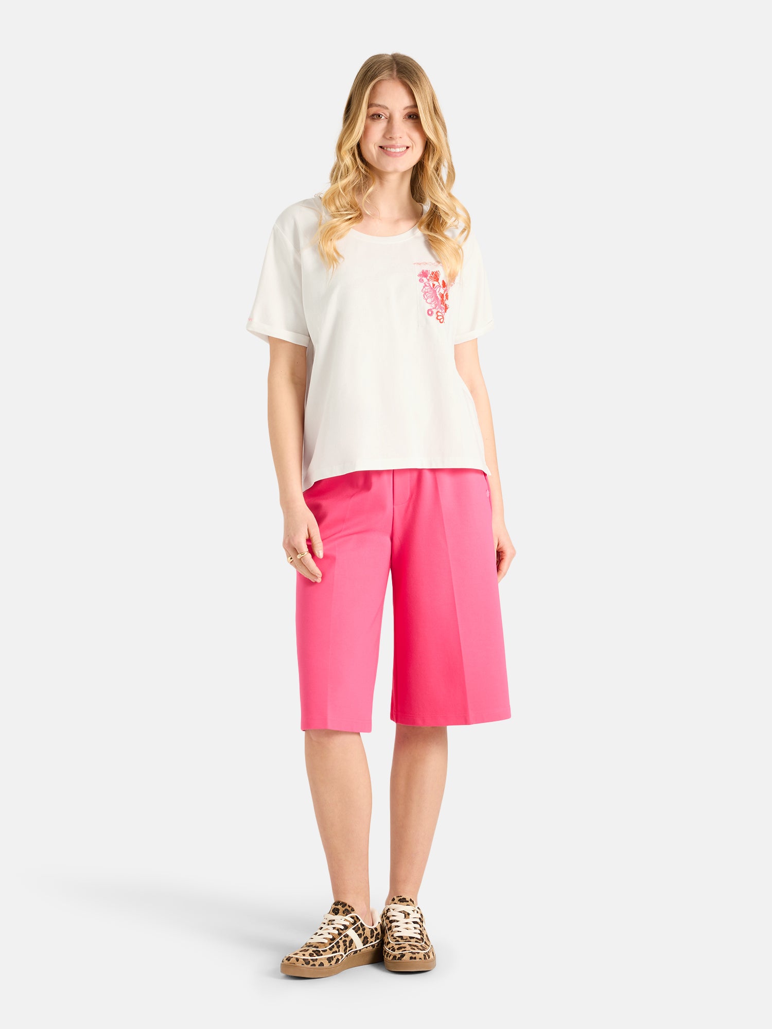 Lieblingsstück TuliaL T-Shirt Elasthan offwhite