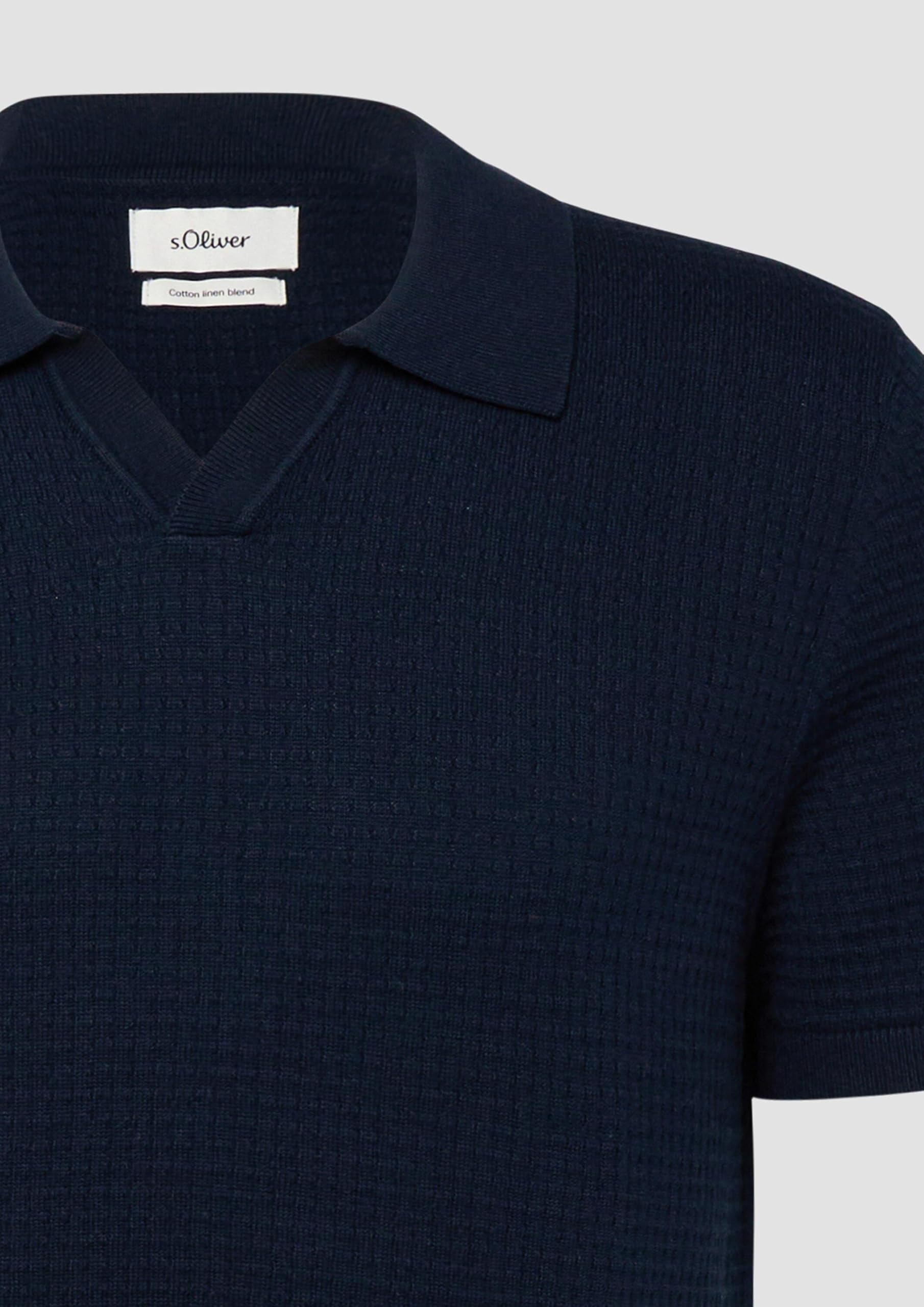 s.Oliver RED LABEL 2175905 Polo-Pullover kurzarm