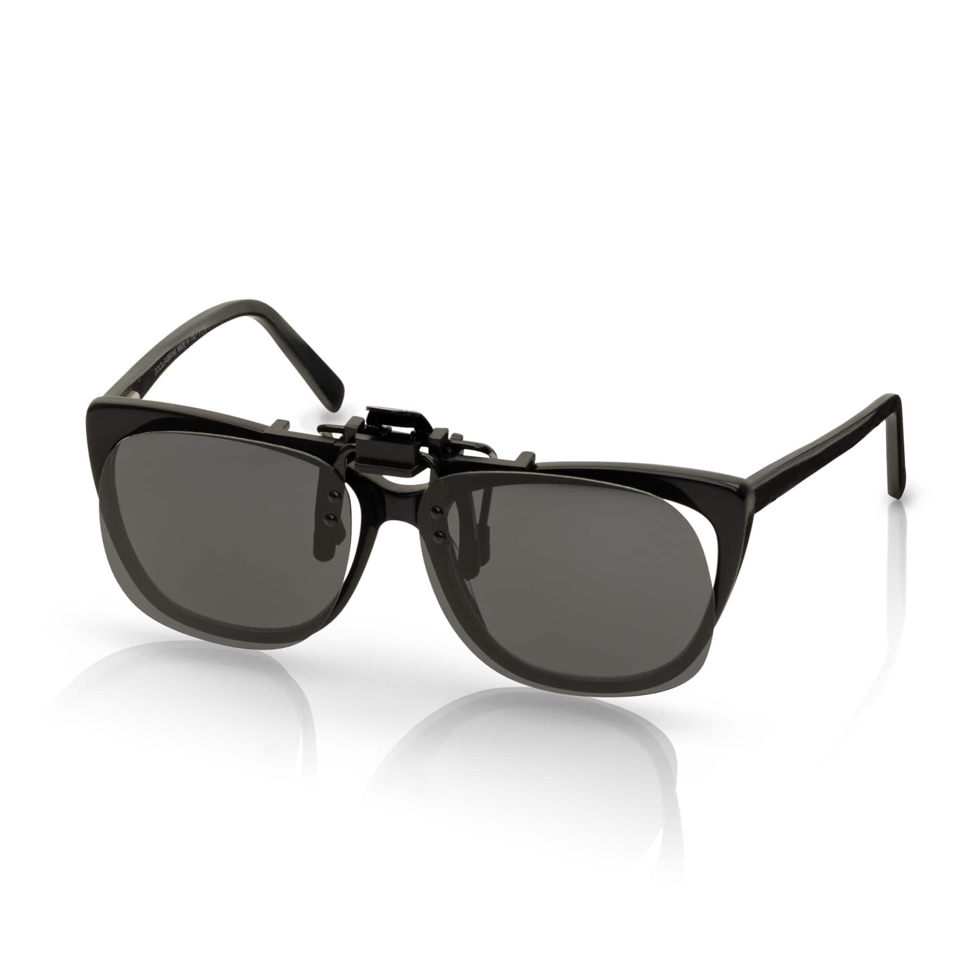 BEZLIT Clip-On Sonnenbrillenaufsatz Schwarz 130 mm