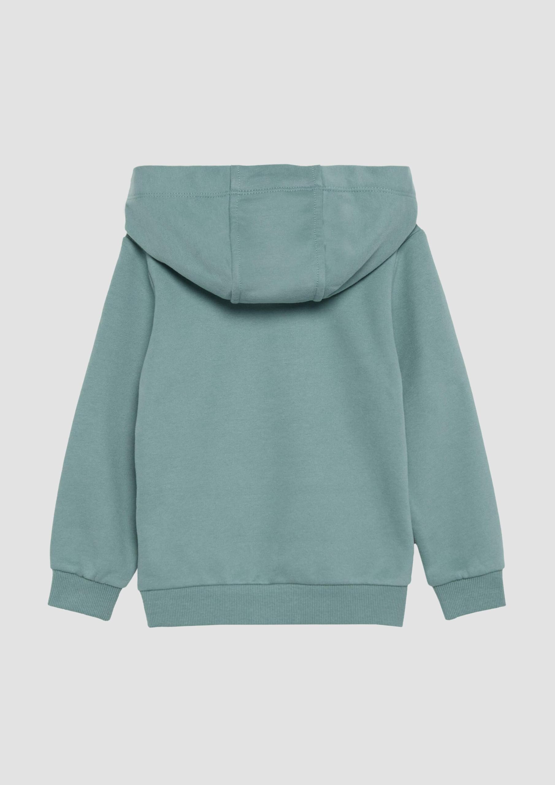 s.Oliver RED LABEL Hoodie Frontprint Türkisblau