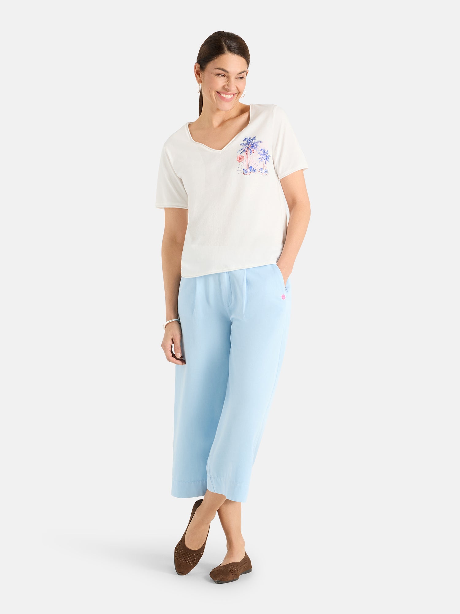Lieblingsstück VictoriaL T-Shirt Baumwolle offwhite