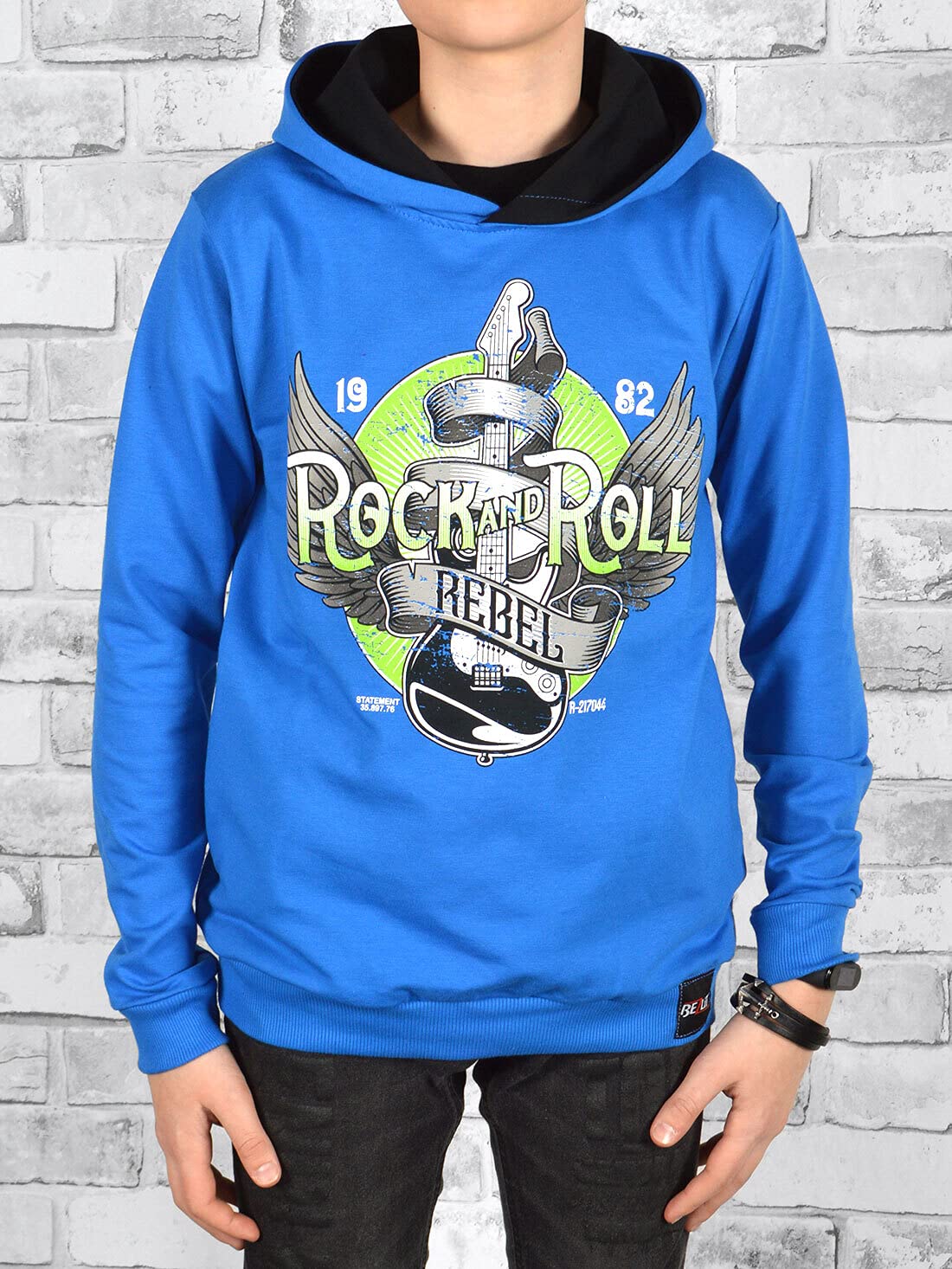 BEZLIT Rock and Roll Rebel Hoodie Gr. 134 aus Baumwolle
