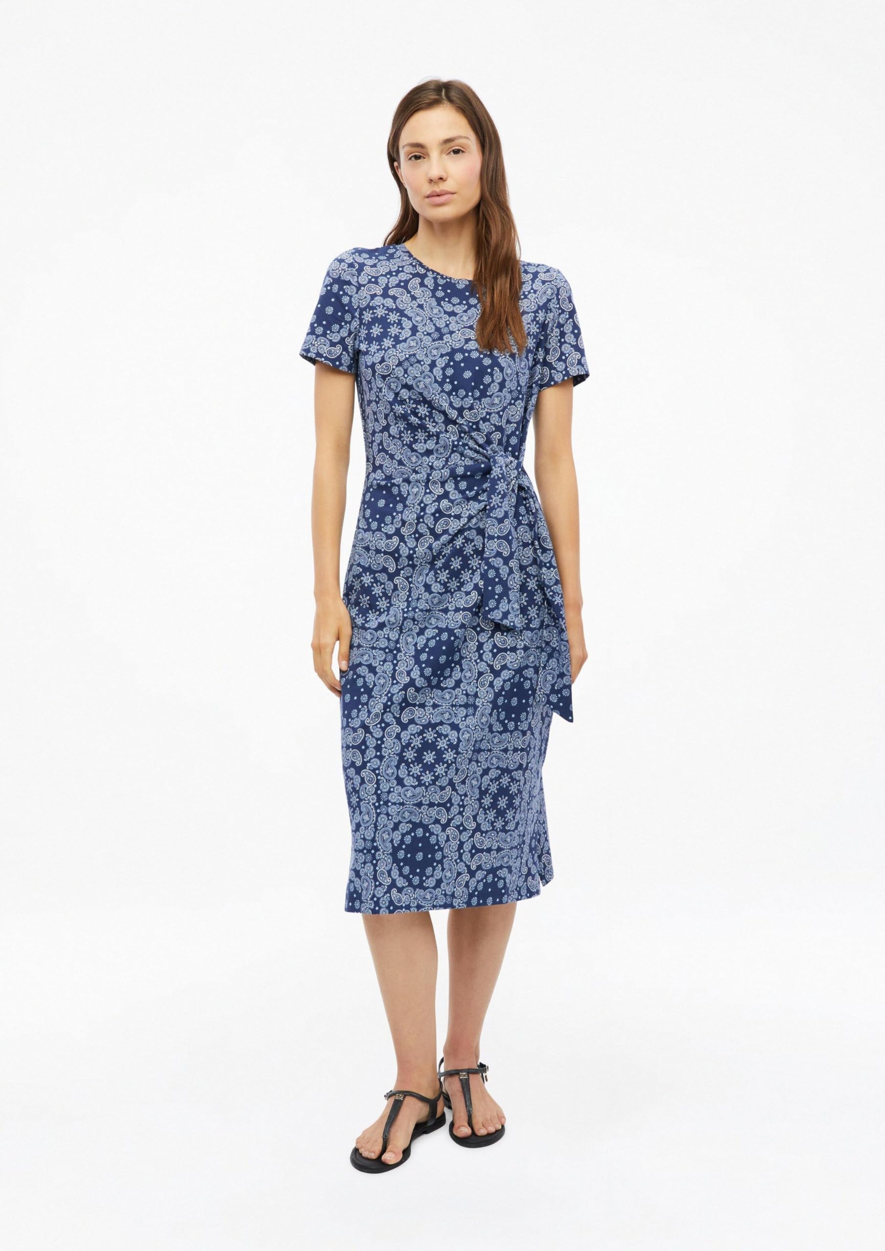 s.Oliver Red Label Midi-Kleid Gr.40 Jersey Print