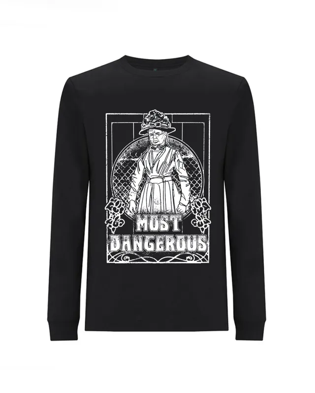 dna merch Most Dangerous Mother Jones Longsleeve Schwarz