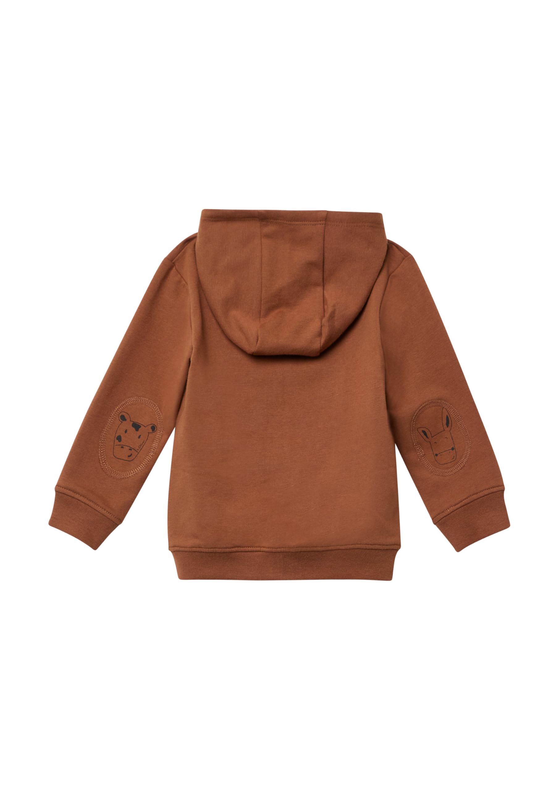 s.Oliver Junior Sweatjacke 74 braun mit Kapuze