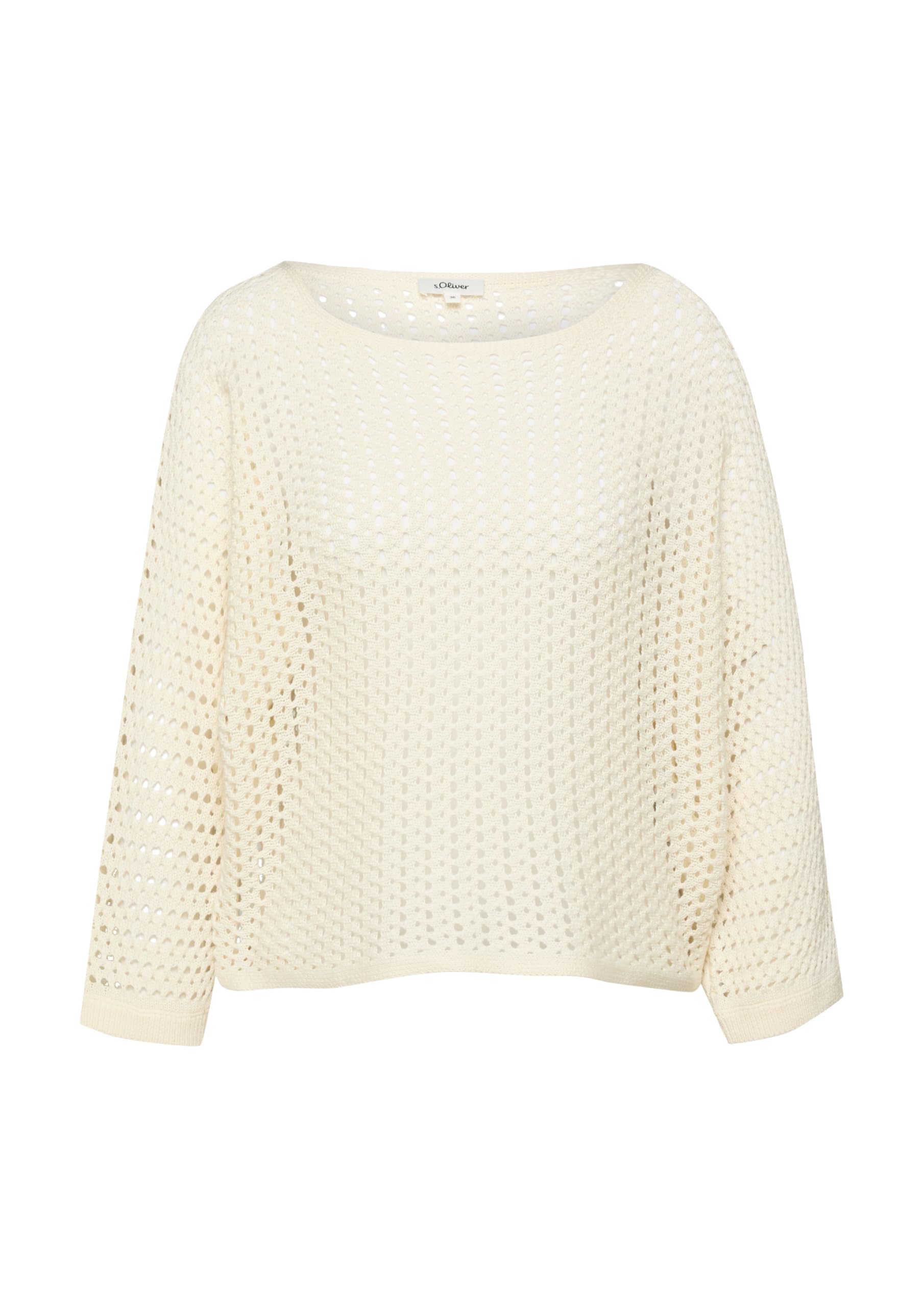 s.Oliver Red Label Pullover 2178901 3/4 Arm Creme