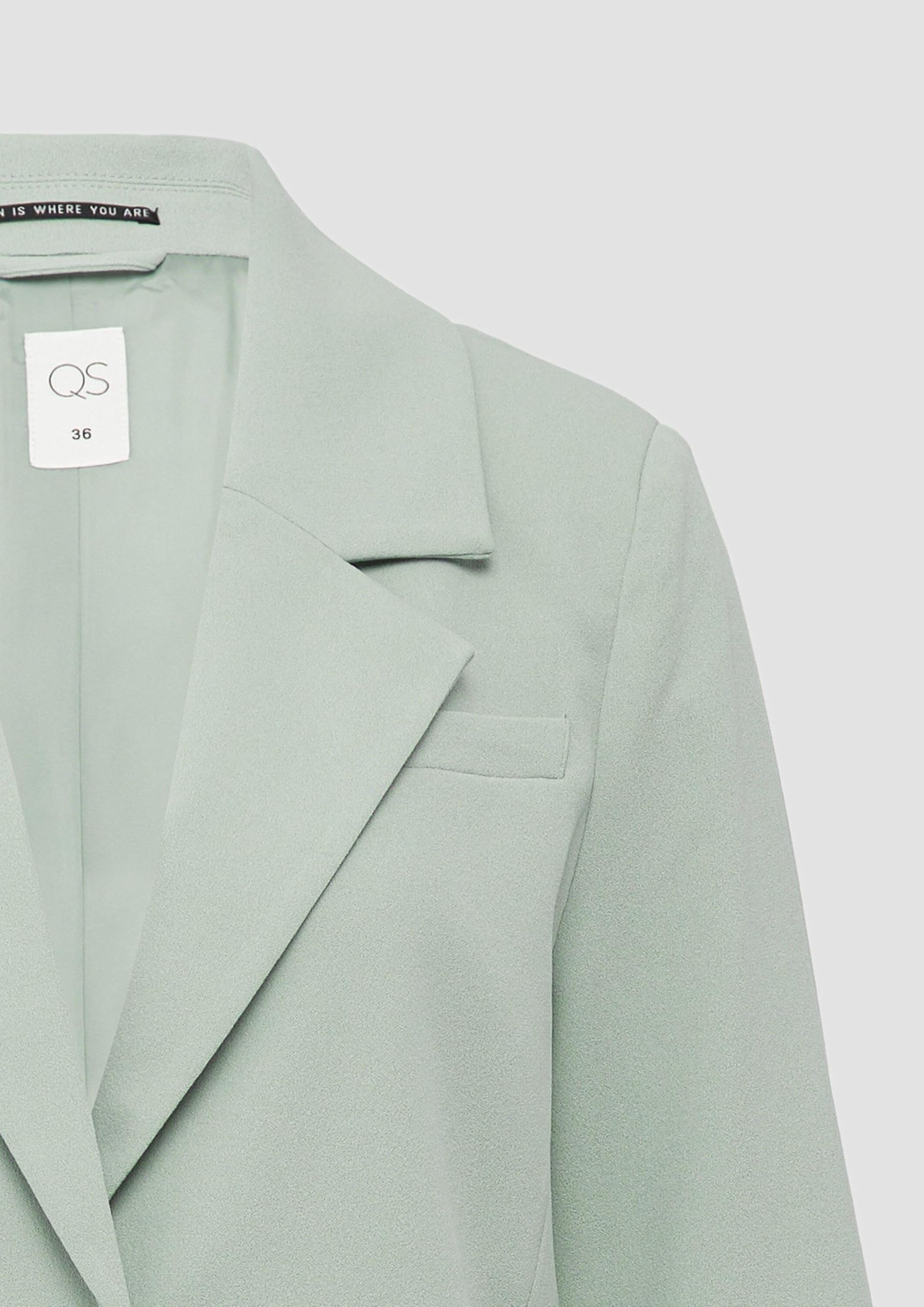 s.Oliver QS Interlock-Blazer Krempelarm Gr 38