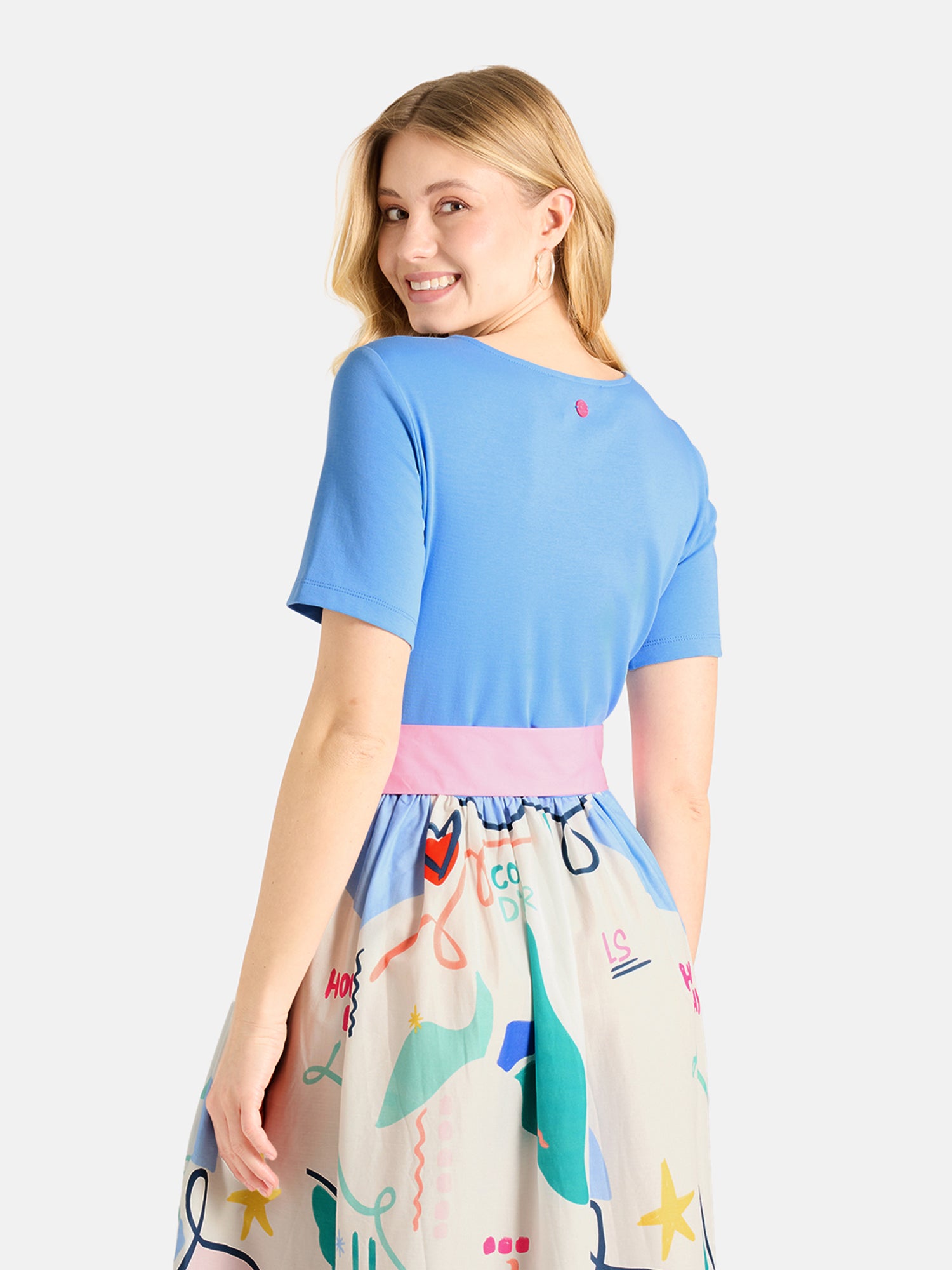 Lieblingsstück RabieL Kleid blue bell Baumwollmix