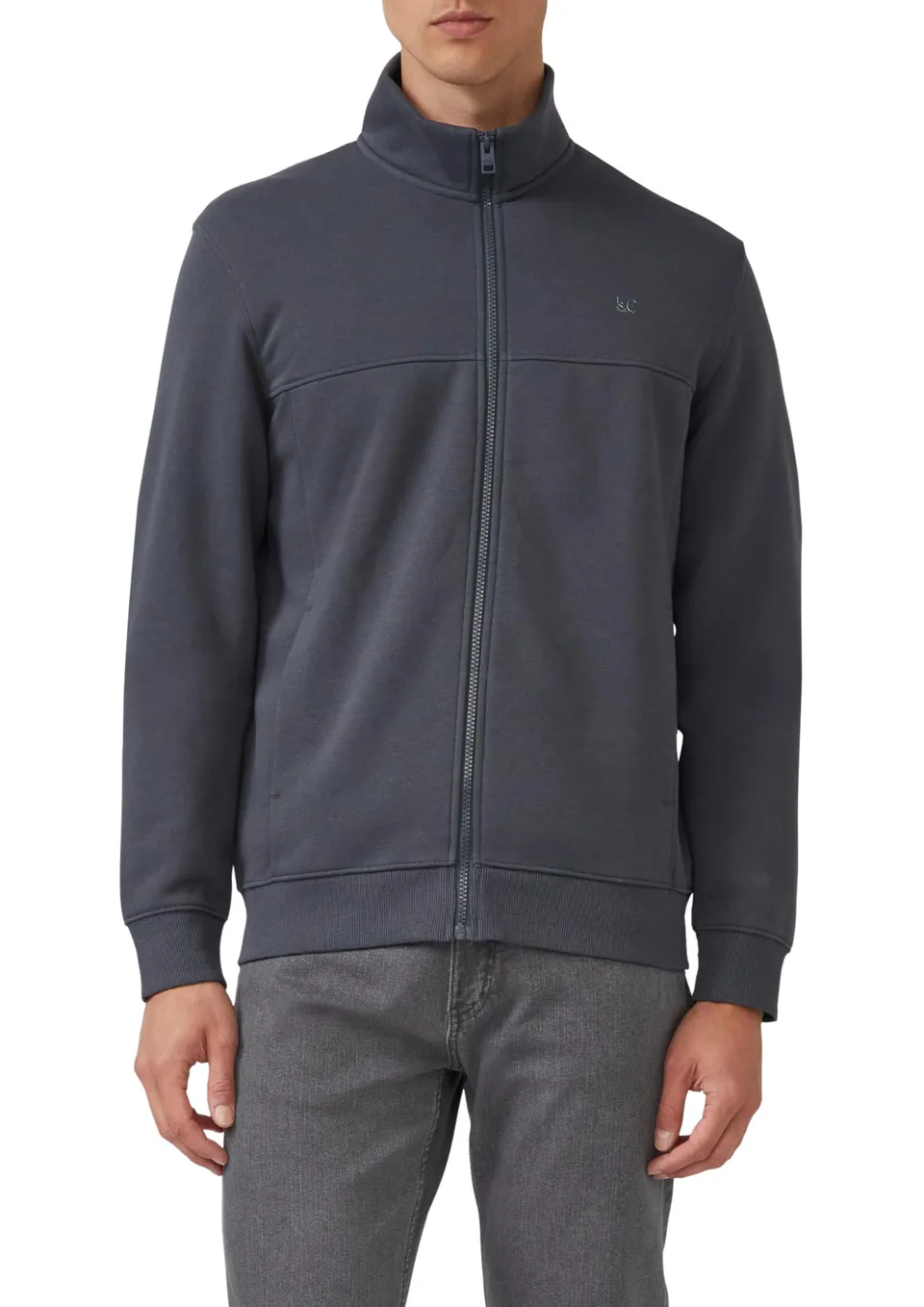 s.Oliver Junior Sweatjacke Stehkragen Eingrifftaschen