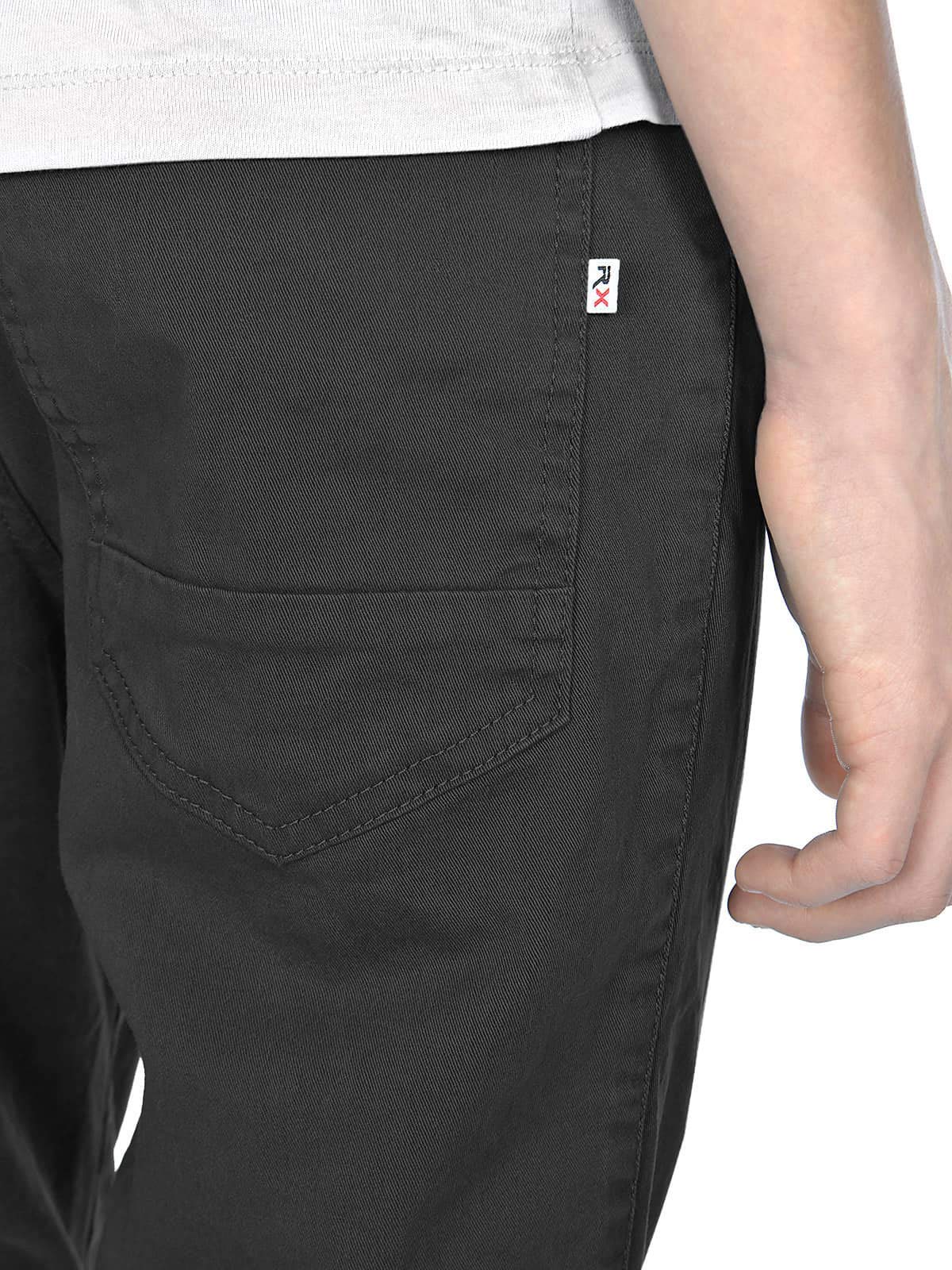 BEZLIT 22910 Jungen Chino Thermohose gefüttert Grau-Schwarz