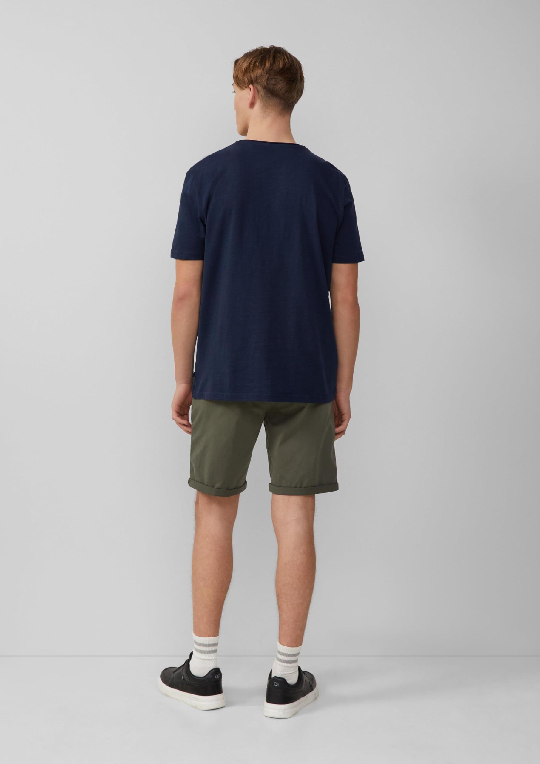 s.Oliver QS John Chino-Shorts Bermuda beige Baumwollstretch