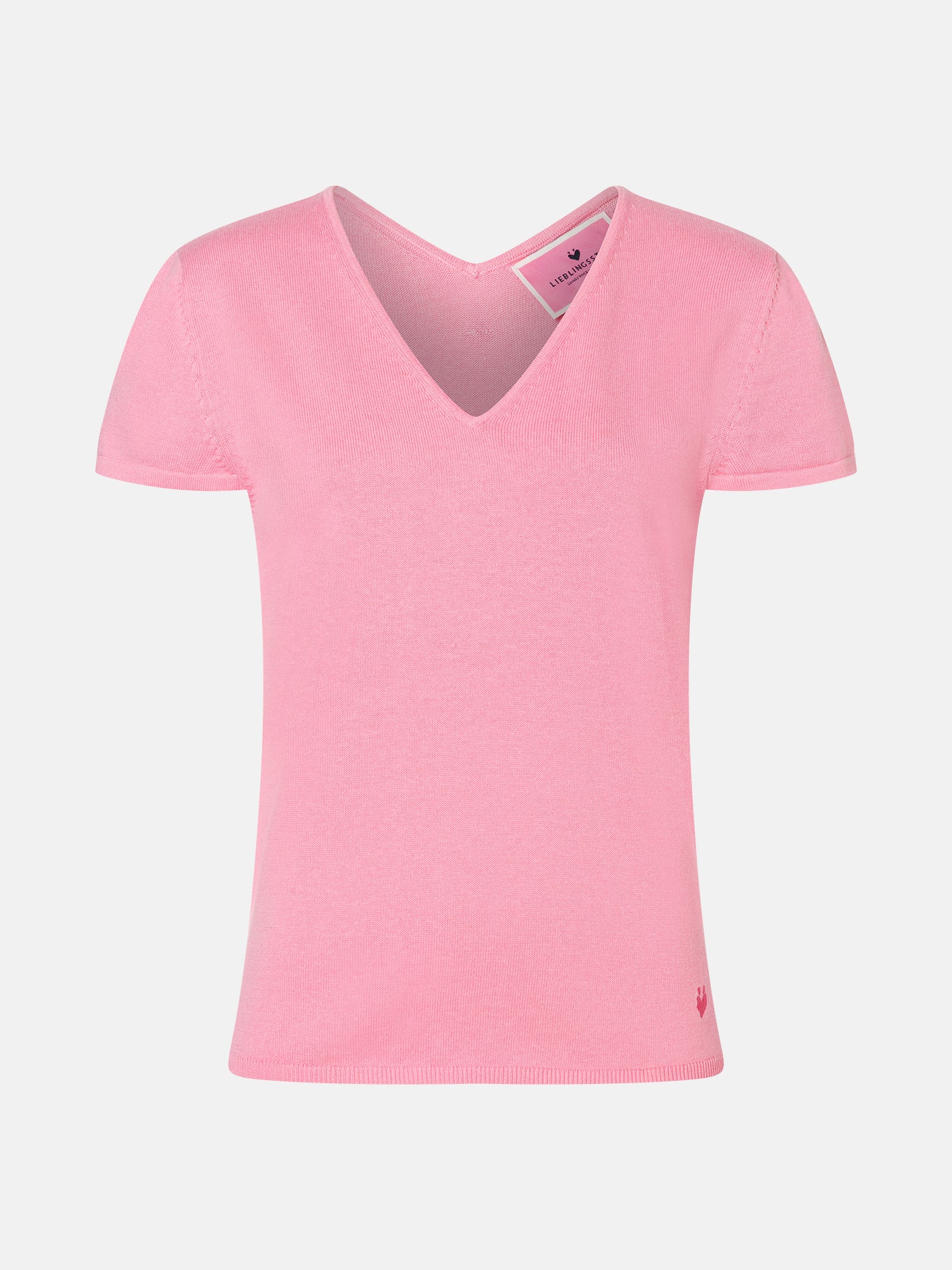 Lieblingsstück CharleneL Kurzarm-Pullover rose pink