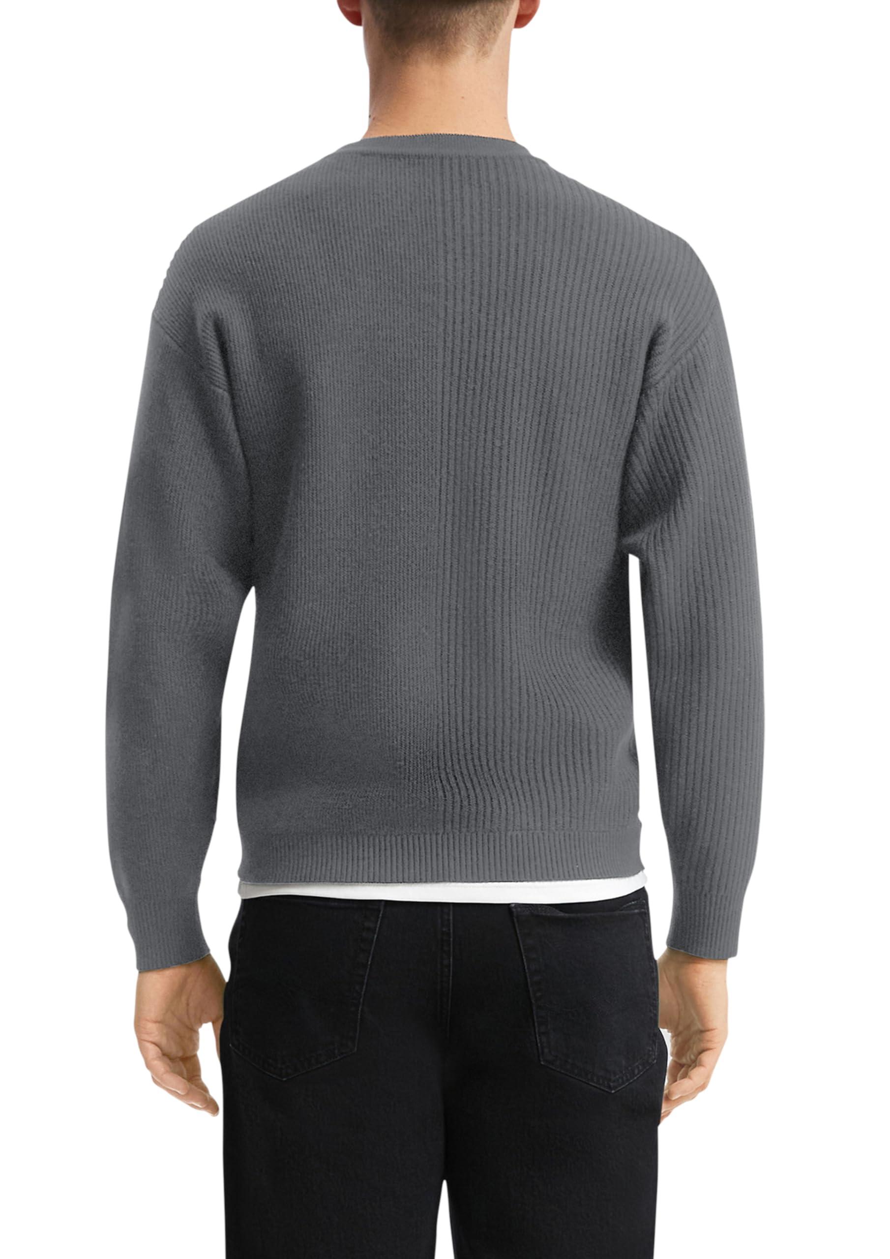 s.Oliver QS Strickpullover mit Layering Pullover langarm