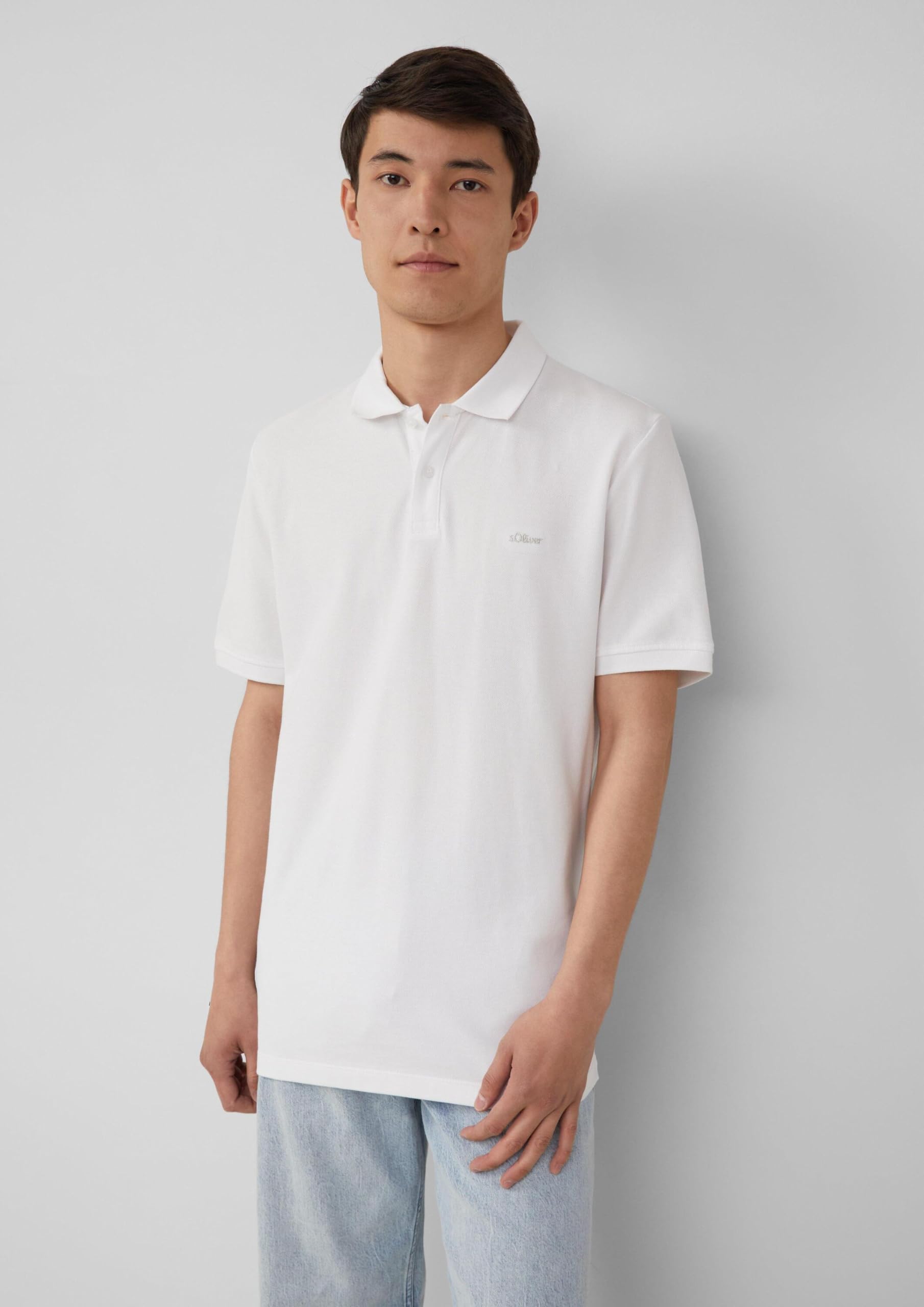 s.Oliver Junior Poloshirt aus Baumwollpiqué kurzarm Baumwolle