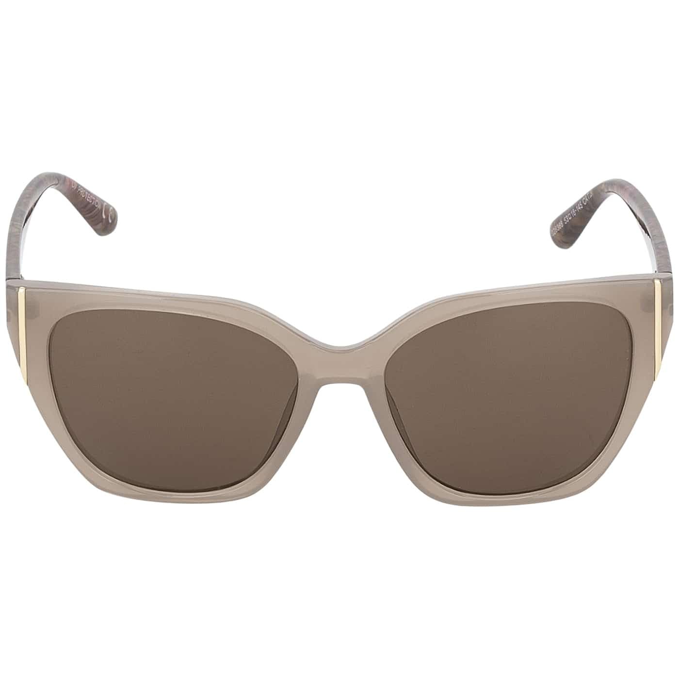 BEZLIT Cat Eye Damen Sonnenbrille Taupe UV400 groß