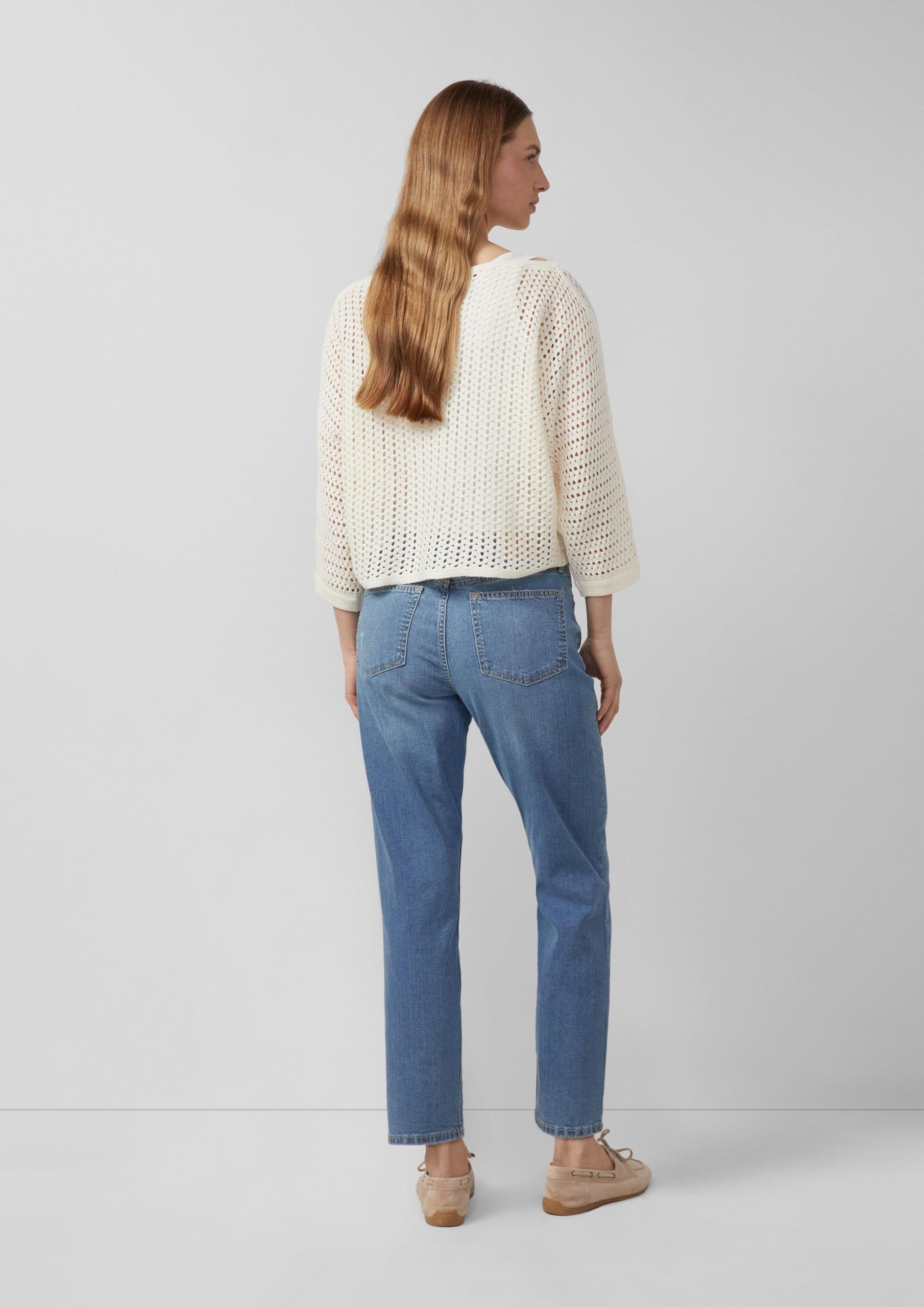 s.Oliver Red Label Pullover 2178901 3/4 Arm Creme
