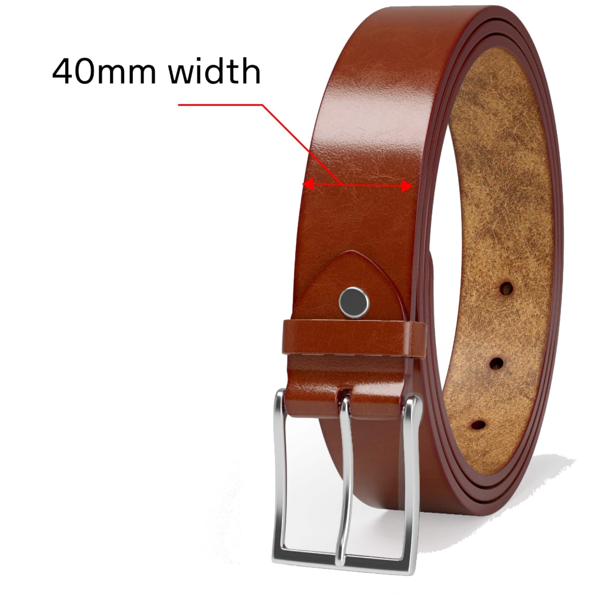 BEZLIT Herren Ledergürtel Übergröße 135 Echtleder 3,4 cm