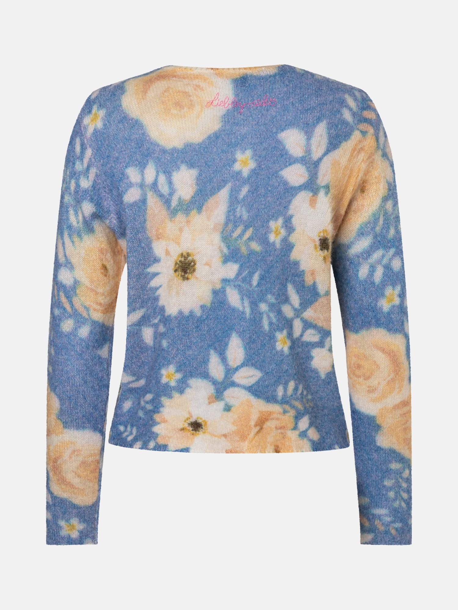 Lieblingsstück ZäzilieL Strickjacke pearl blue aus Alpaka