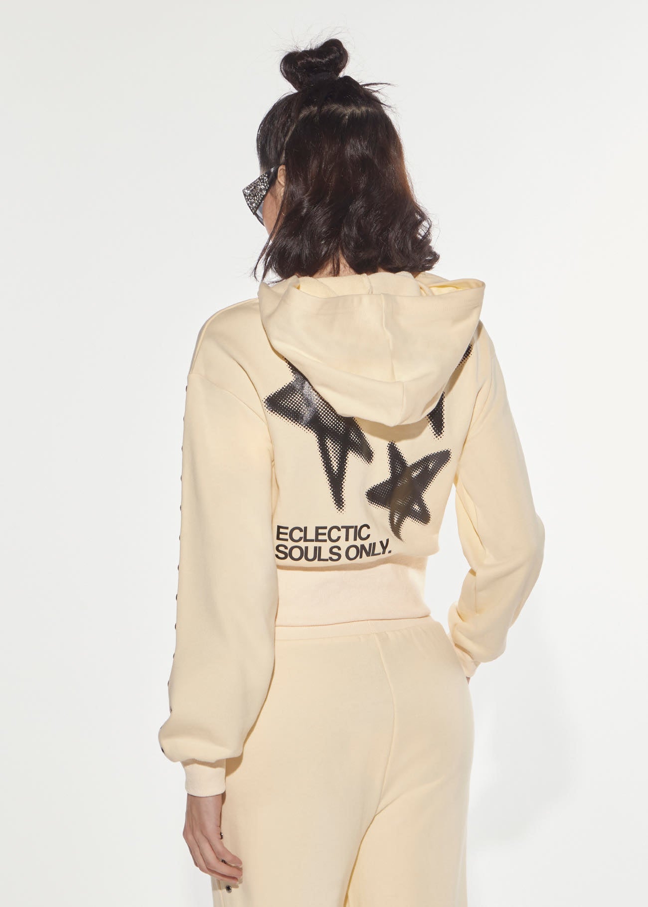 Denny Rose Eclectic Hoodie Butter Yellow Baumwolle
